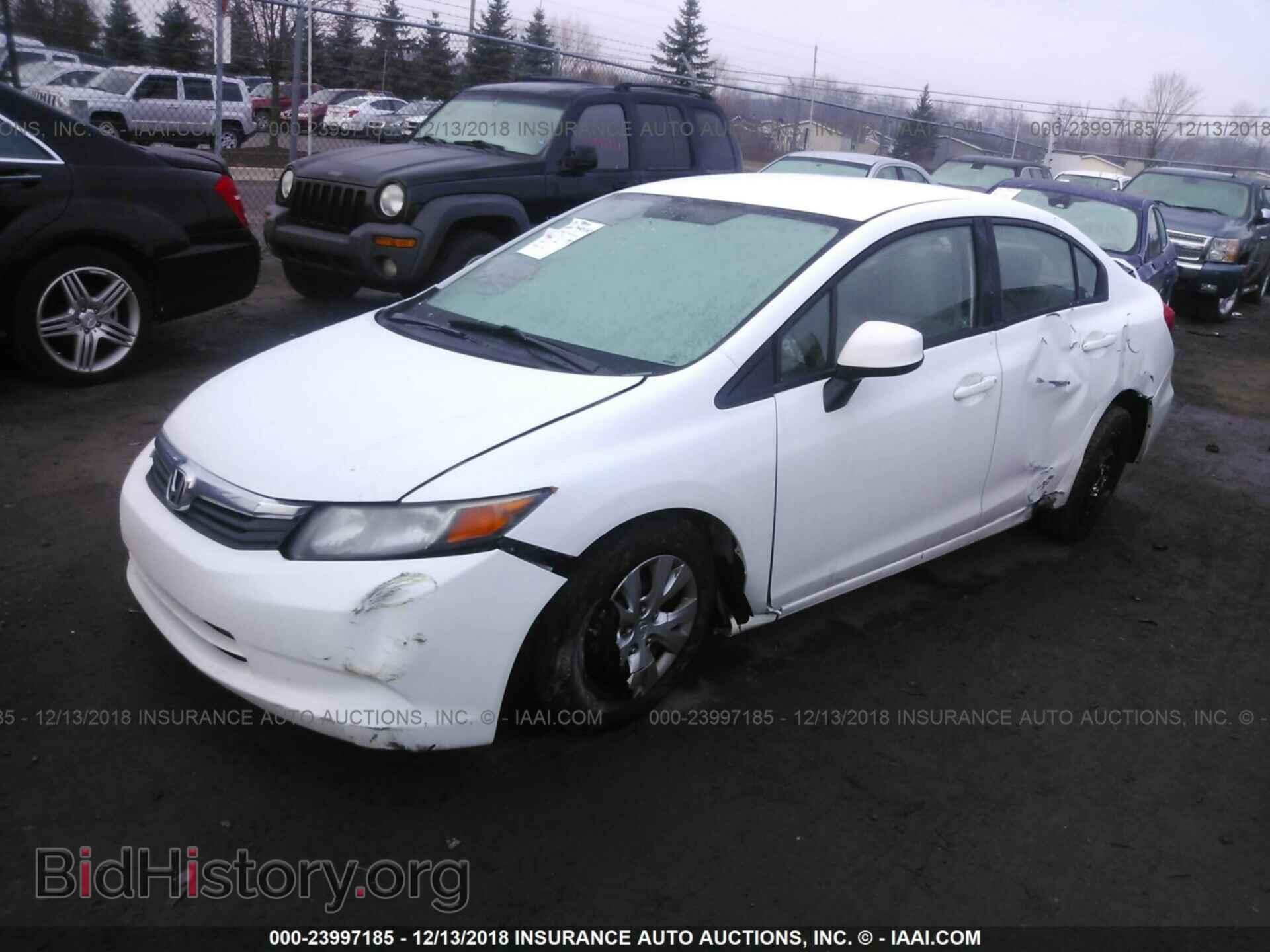 2012 HONDA CIVIC - VIN: 2HGFB2F59CH315819 - Photo 2