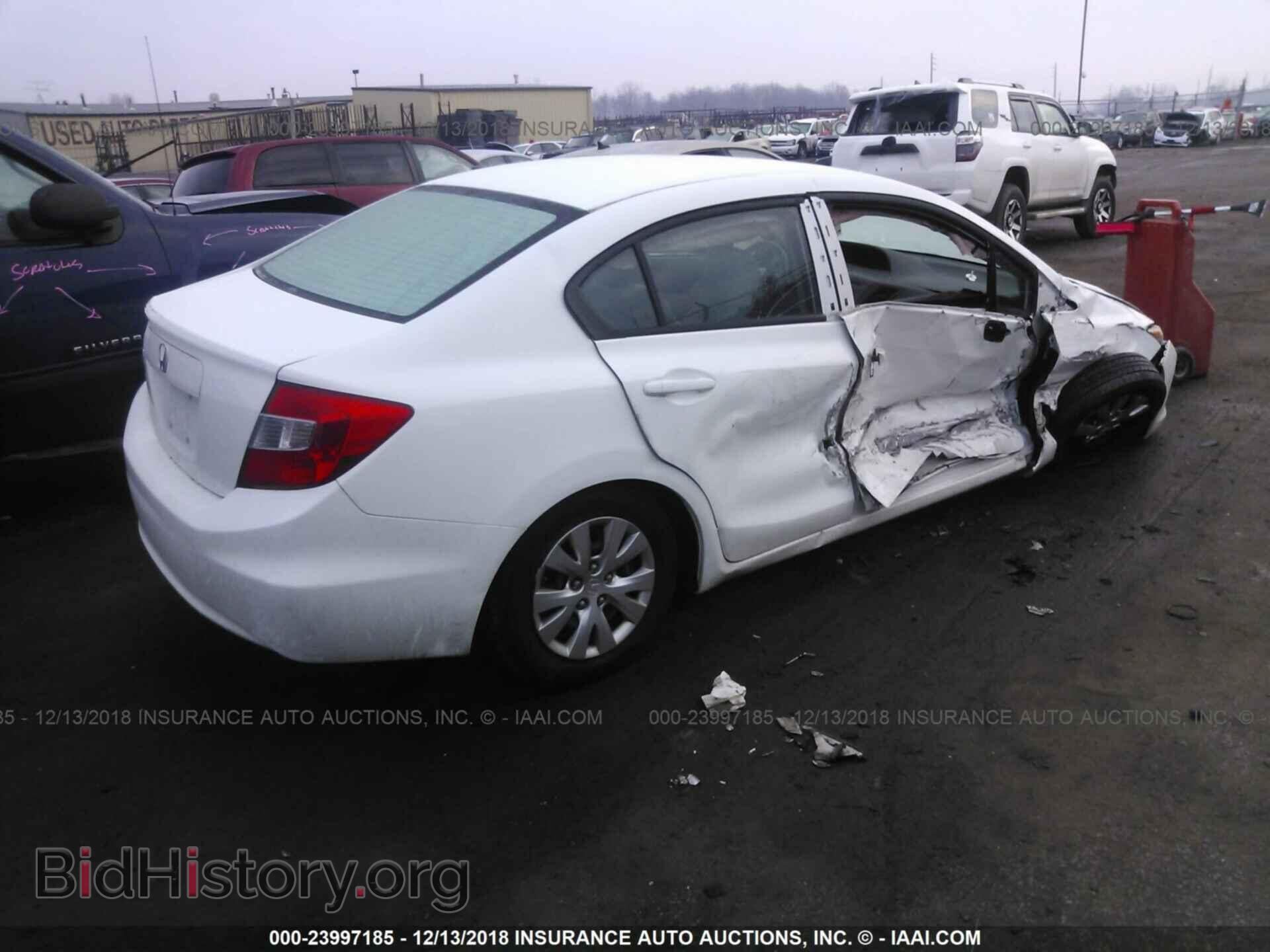 2012 HONDA CIVIC - VIN: 2HGFB2F59CH315819 - Photo 4