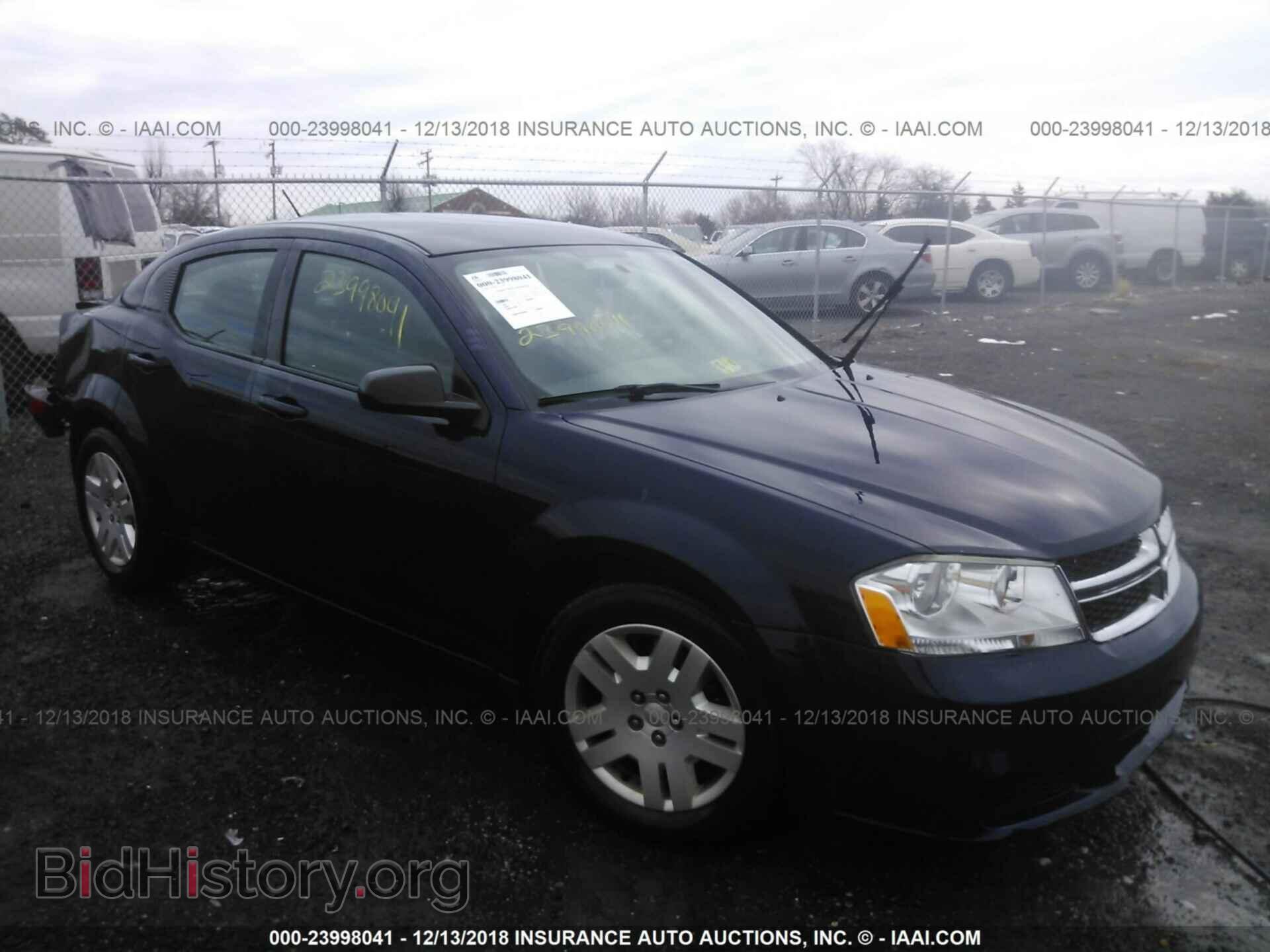 Photo 1C3CDZAB4DN757082 - DODGE AVENGER 2013