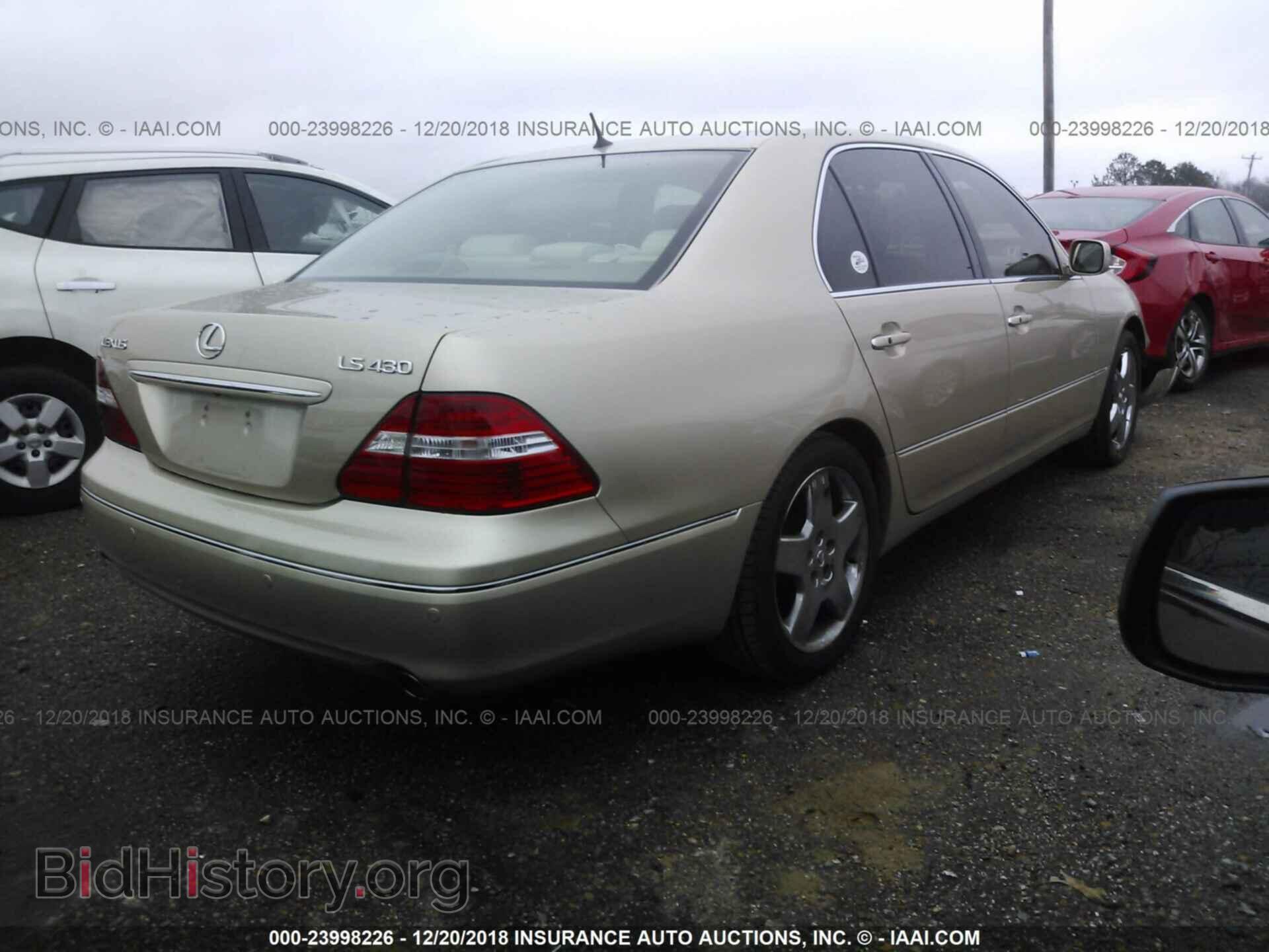 2006 LEXUS LS - VIN: JTHBN36F665049981 - Photo 4