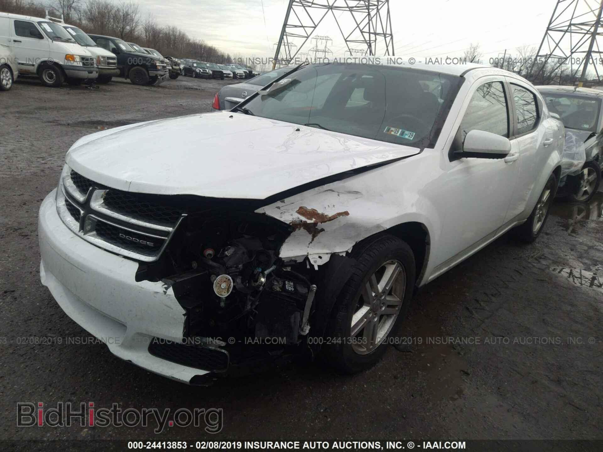 2011 DODGE AVENGER - VIN: 1B3BD1FB6BN555859 - Фото 2