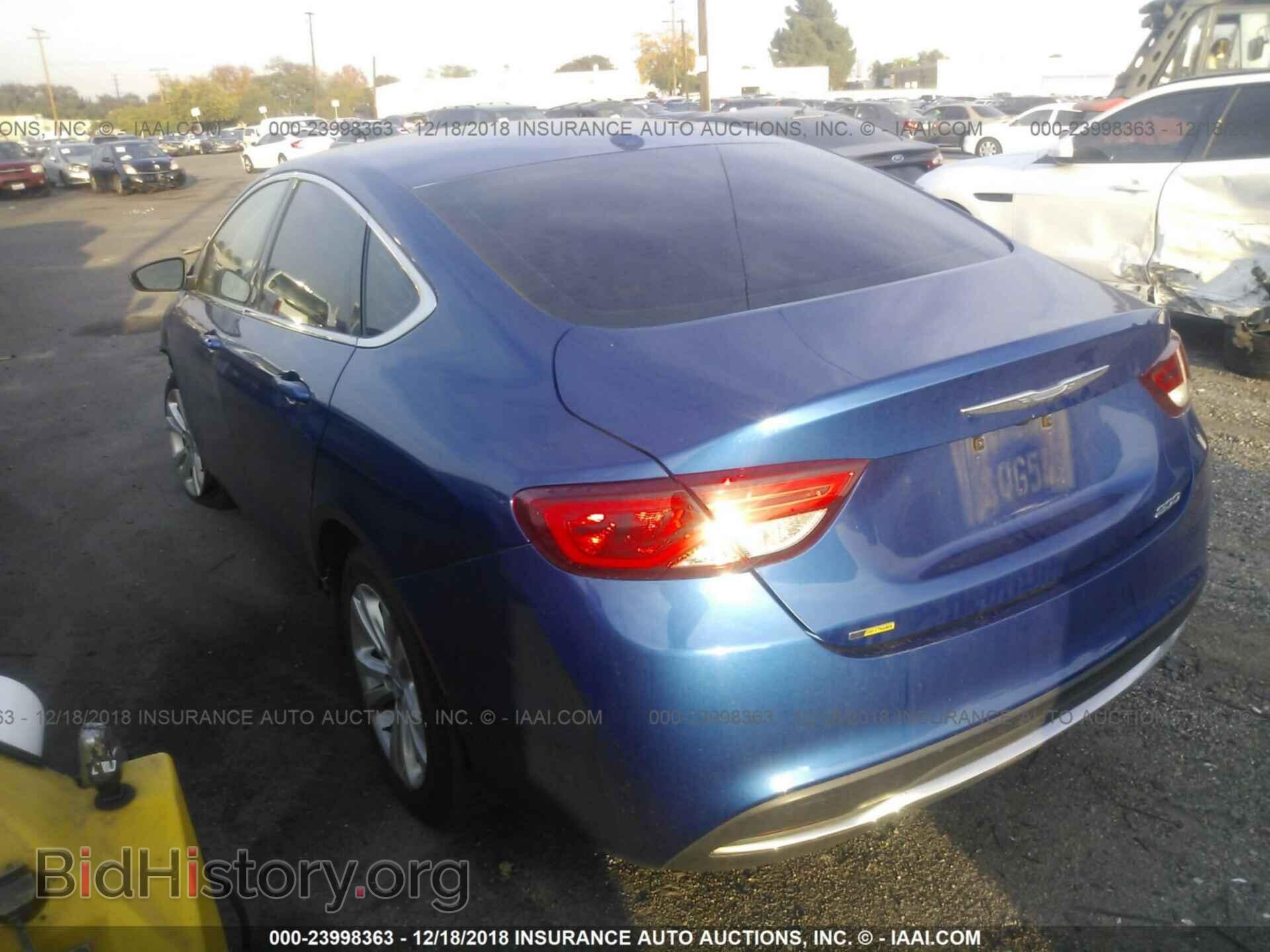 2015 CHRYSLER 200 - VIN: 1C3CCCAB1FN625108 - Photo 3
