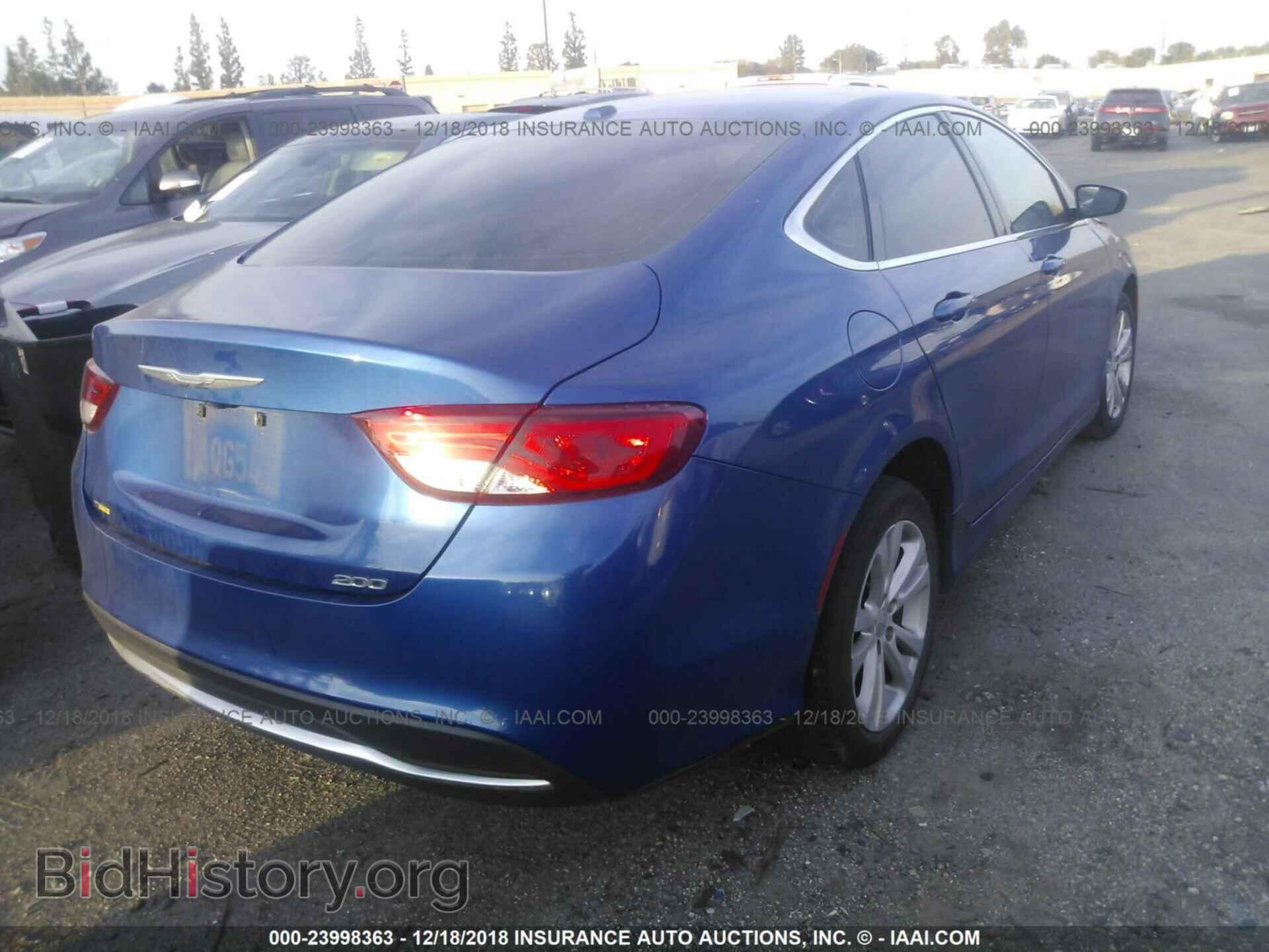 2015 CHRYSLER 200 - VIN: 1C3CCCAB1FN625108 - Photo 4