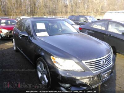 2010 Lexus LS 460, черный — VIN JTHBL5EF9A5099494, IAAI