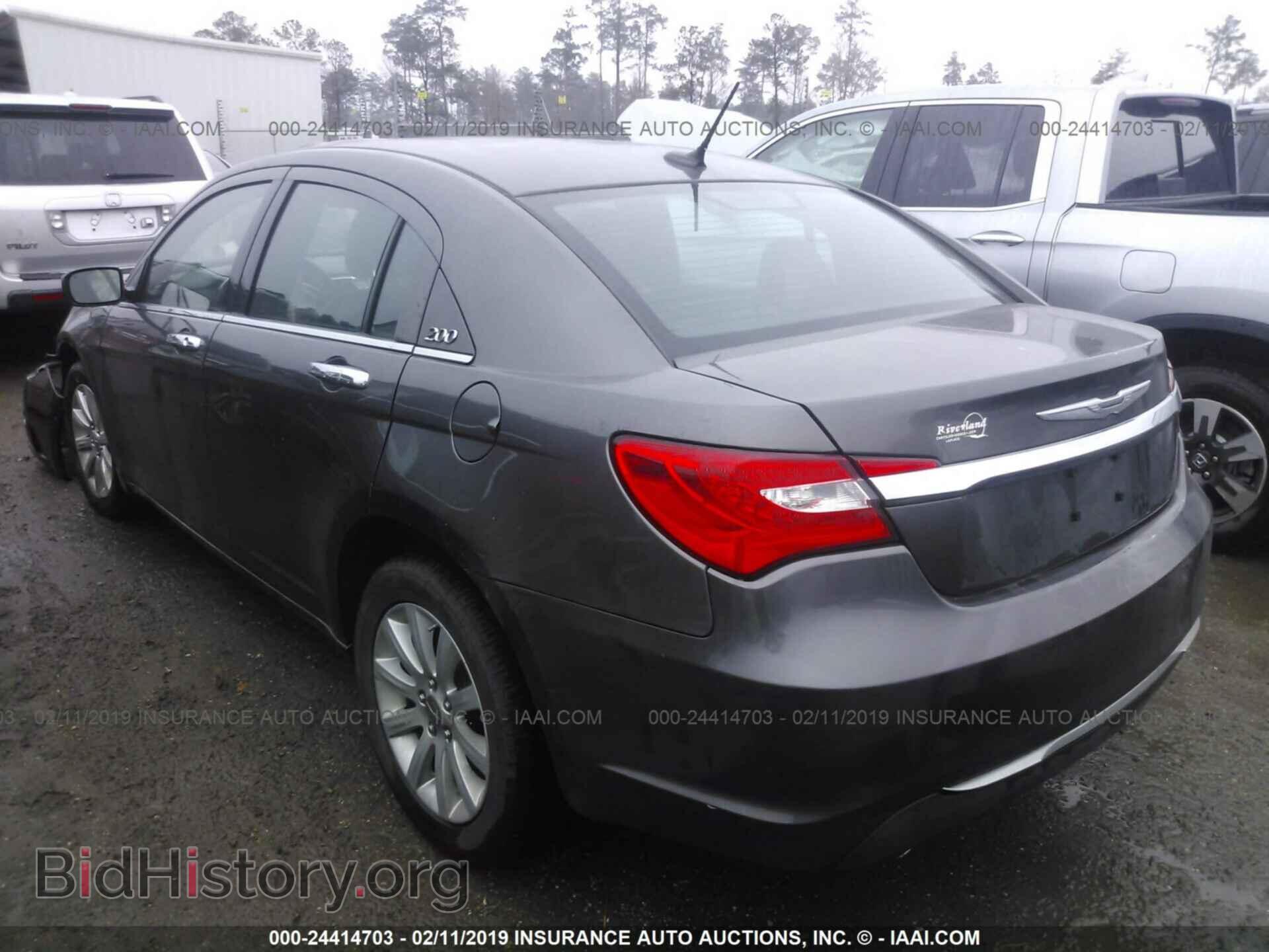 2014 CHRYSLER 200 - VIN: 1C3CCBCG1EN191841 - Фото 3
