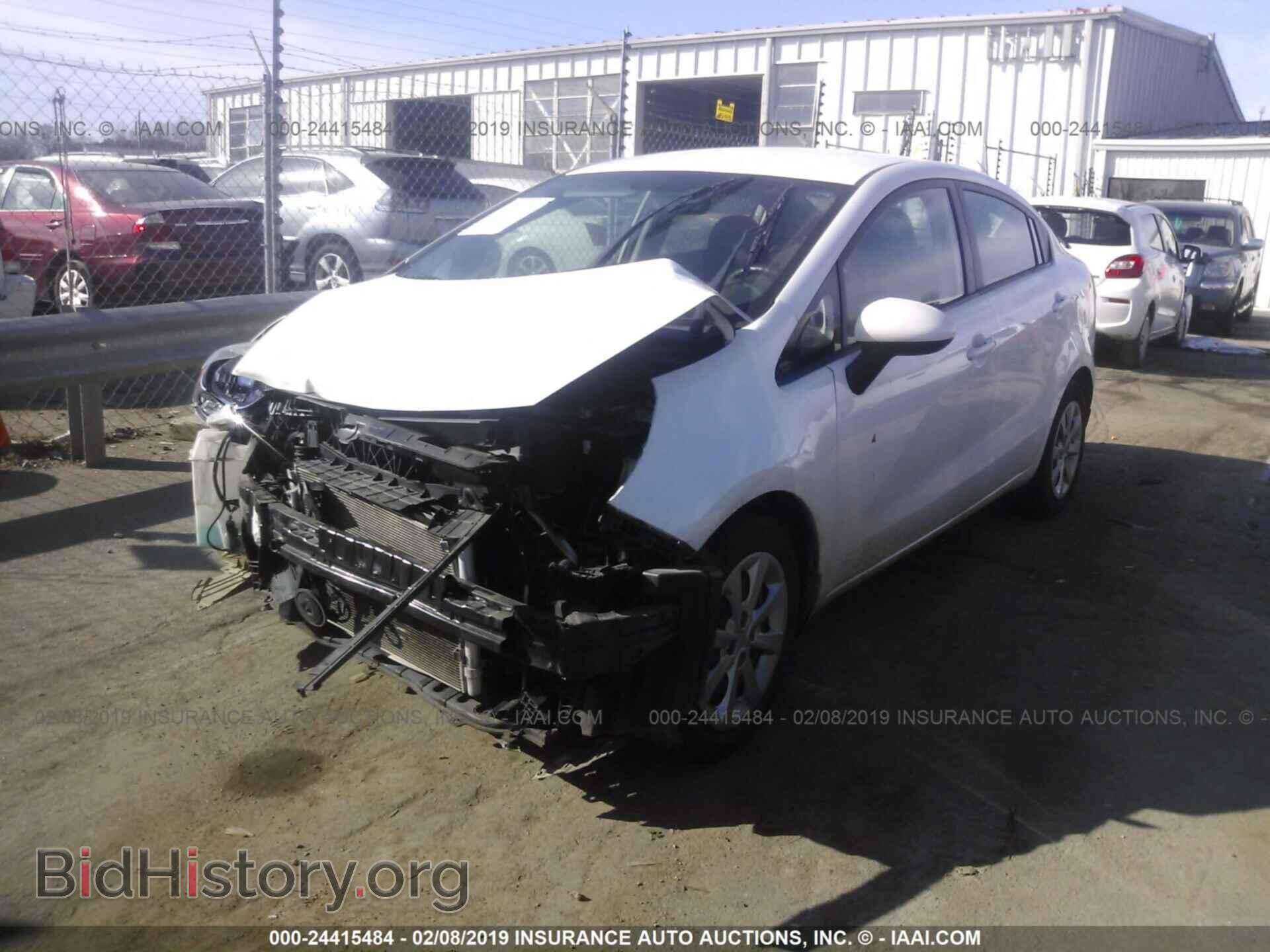 2014 KIA RIO - VIN: KNADM4A31E6413388 - Фото 2