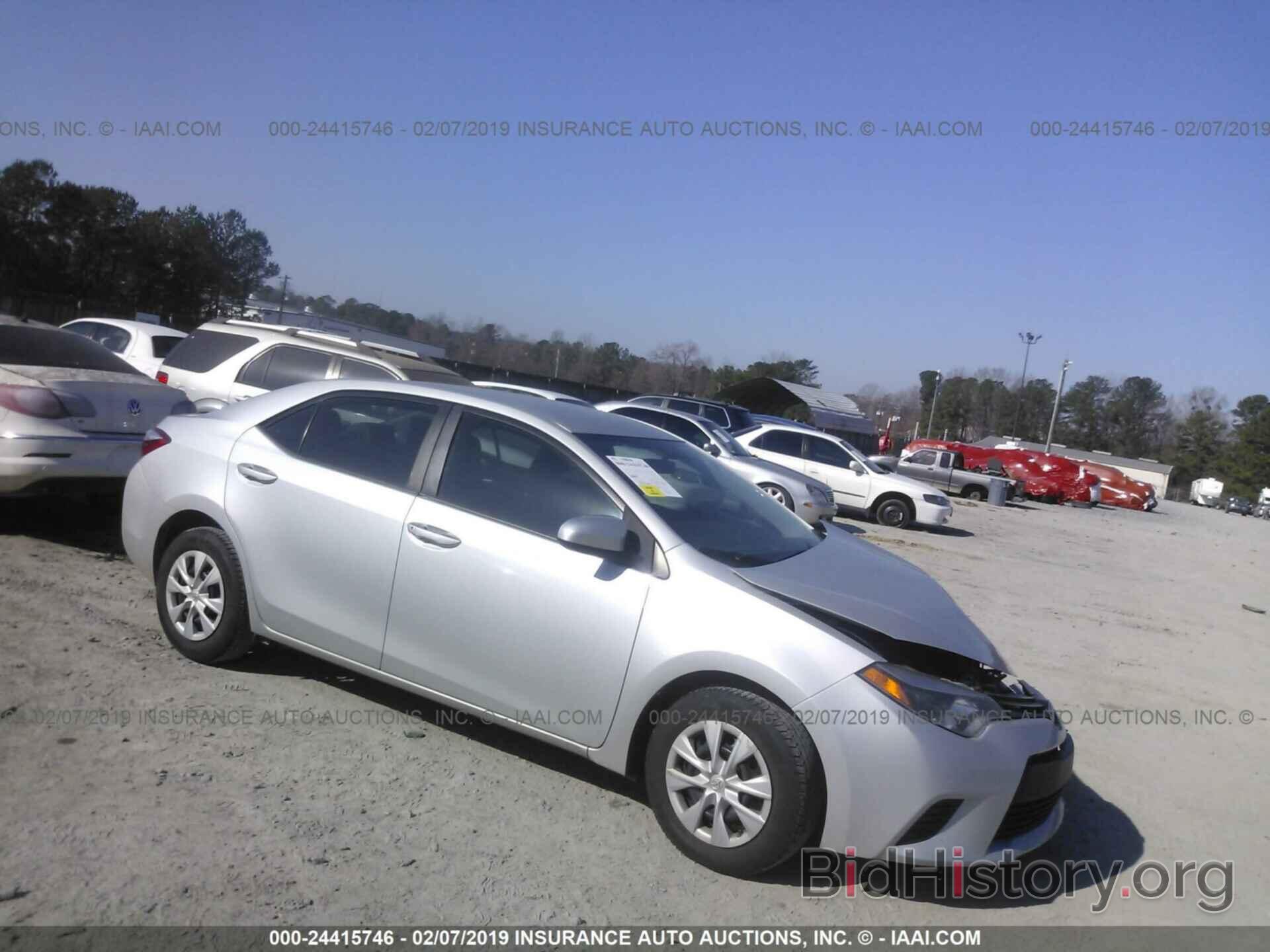 Photo 2T1BURHE1EC098373 - TOYOTA COROLLA 2014