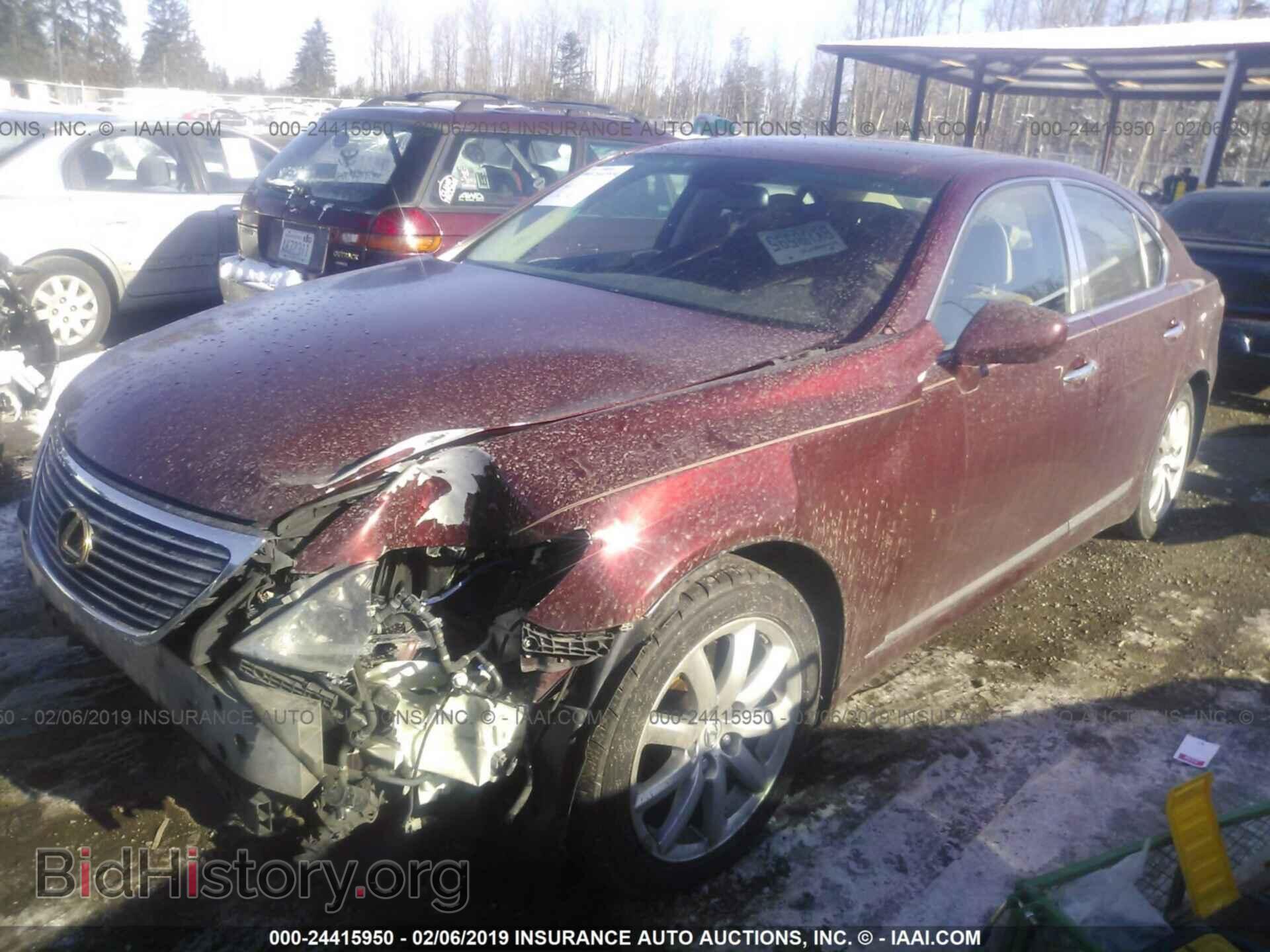2007 LEXUS LS - VIN: JTHBL46FX75046482 - Фото 2