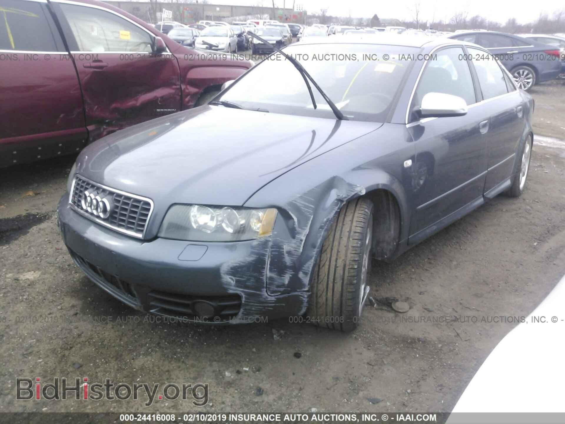 2004 AUDI S4 - VIN: WAUPL68E54A286241 - Фото 2