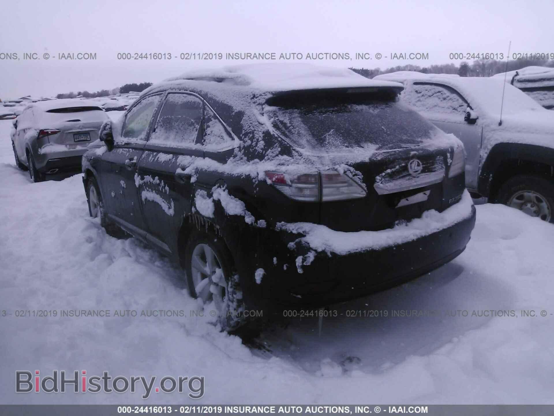 2011 LEXUS RX - VIN: 2T2BK1BA5BC112537 - Фото 3