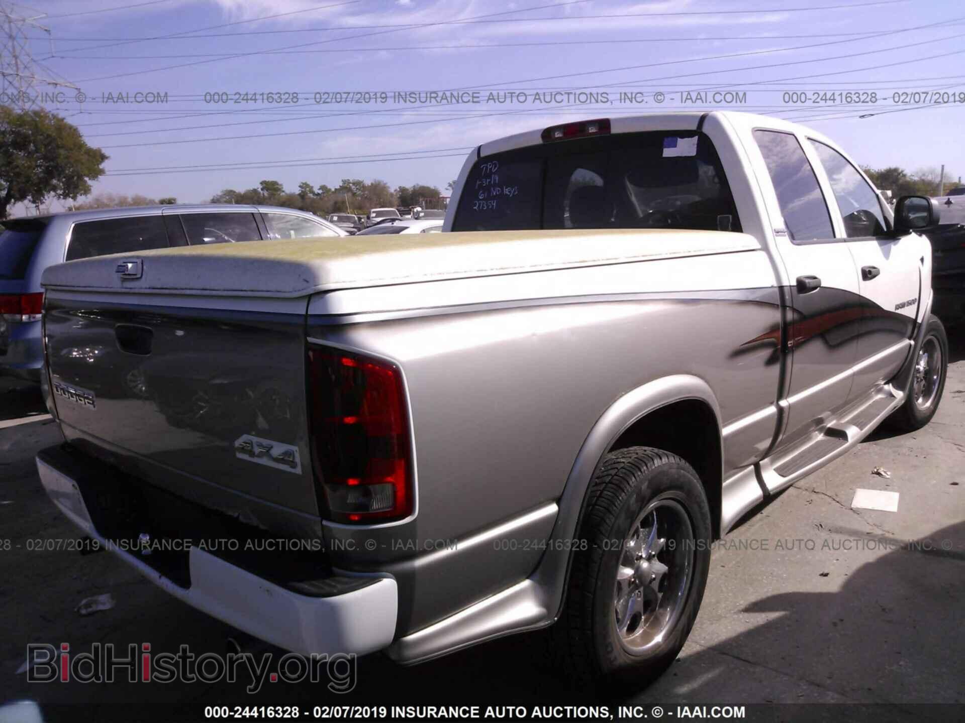 2002 DODGE RAM 1500 - VIN: 3D7HU18N22G150659 - Фото 4