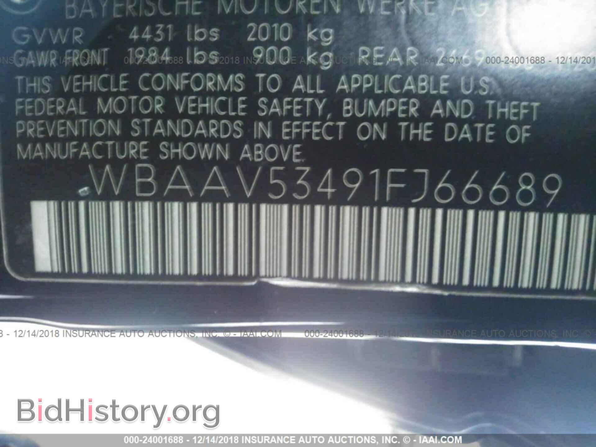 2001 BMW 330 - VIN: WBAAV53491FJ66689 - Фото 9
