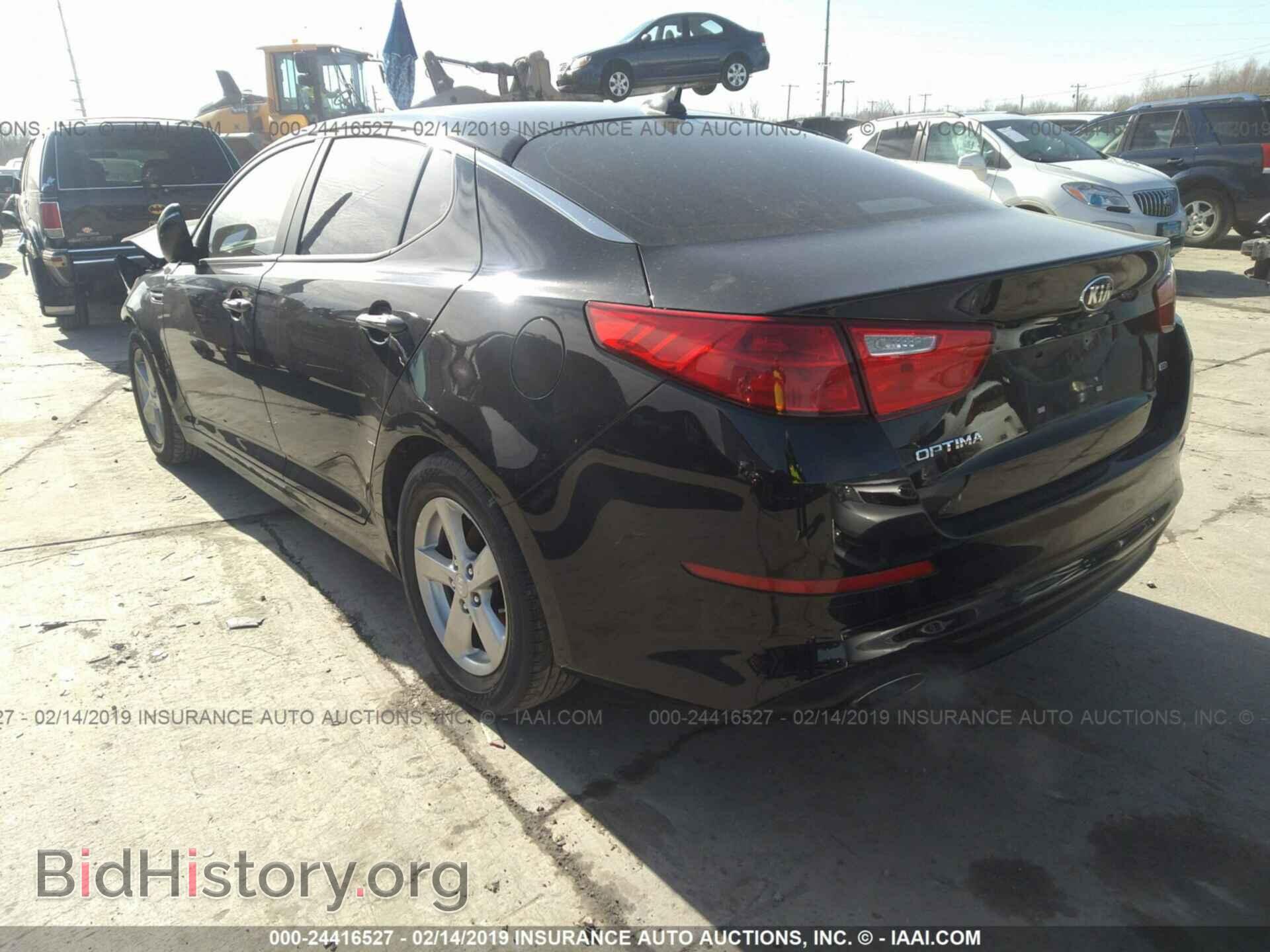 2015 KIA OPTIMA - VIN: 5XXGM4A77FG479336 - Photo 3
