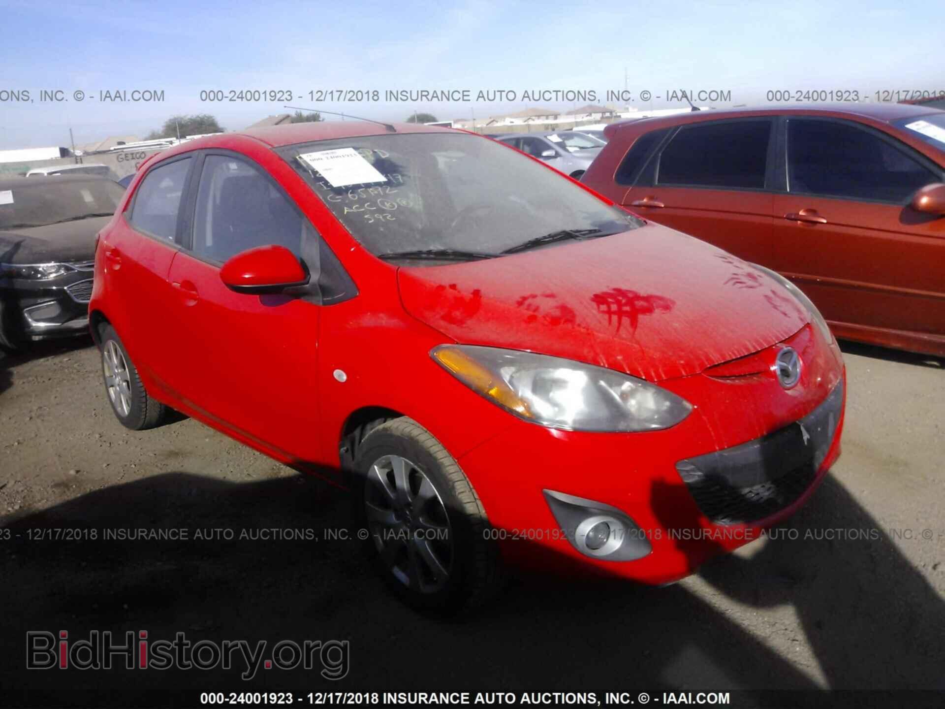 Photo JM1DE1LY8C0140571 - MAZDA MAZDA2 2012