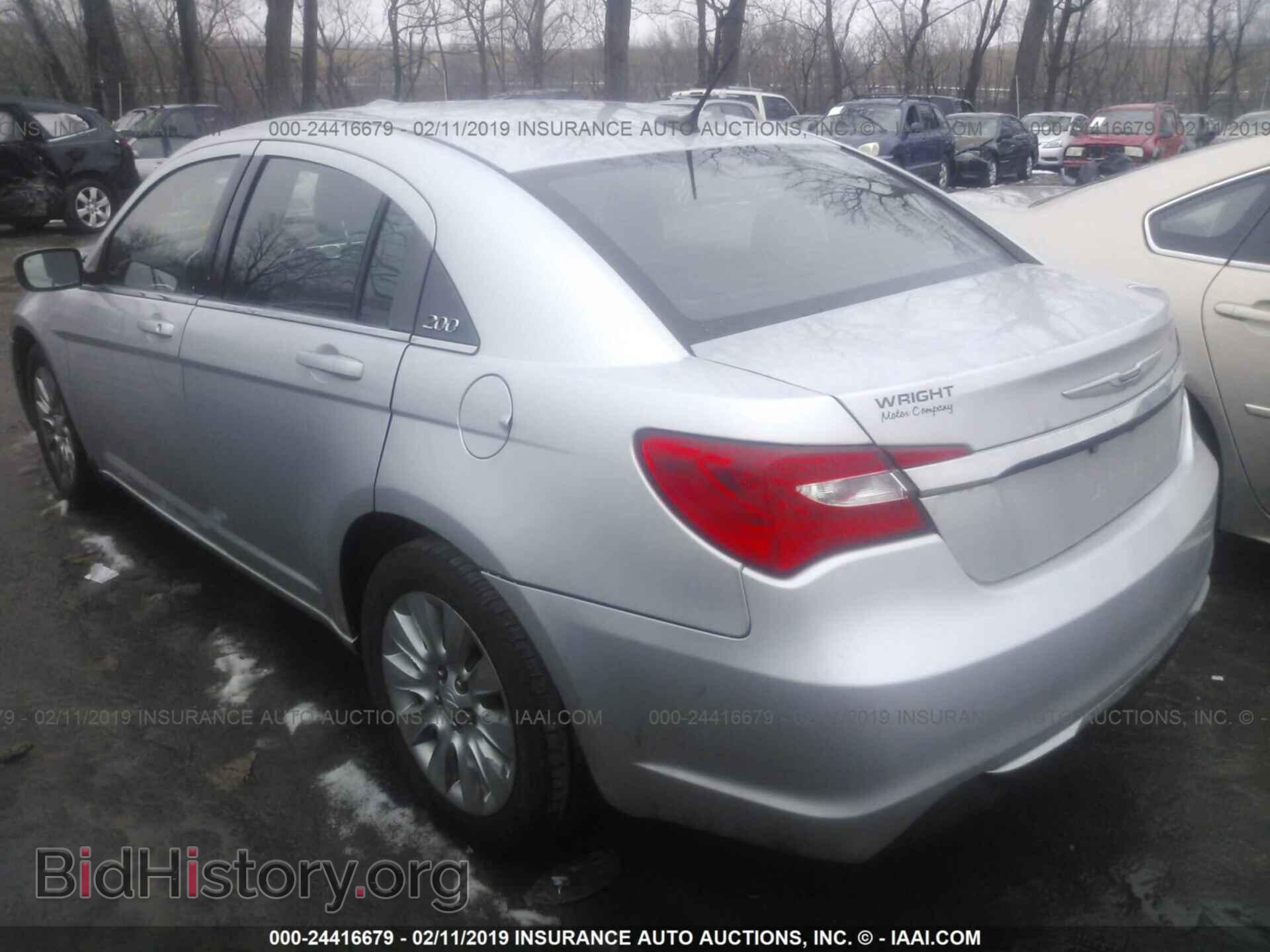 2012 CHRYSLER 200 - VIN: 1C3CCBAB2CN167424 - Фото 3