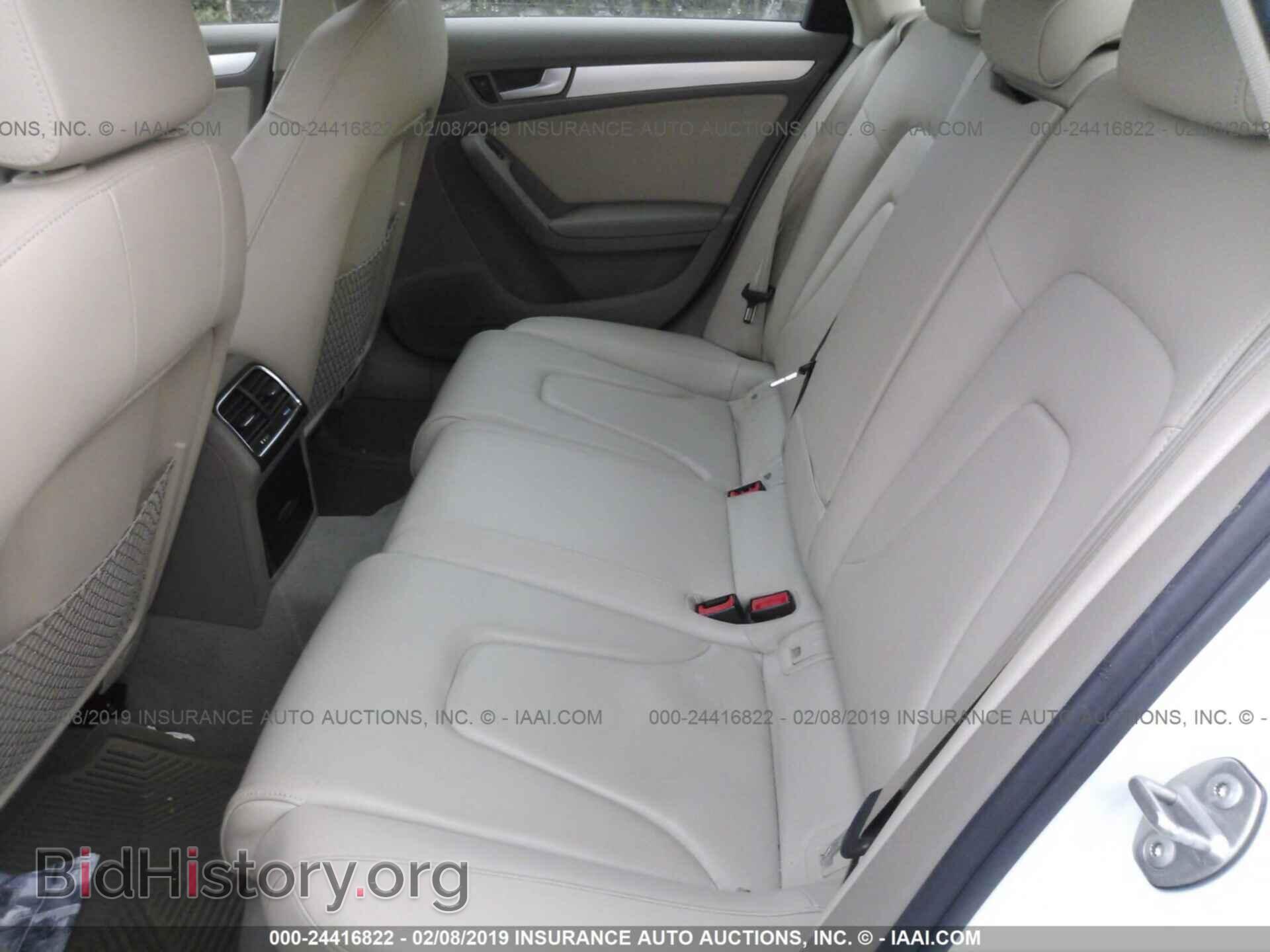 2012 AUDI A4 - VIN: WAUEFAFL4CA117880 - Фото 8