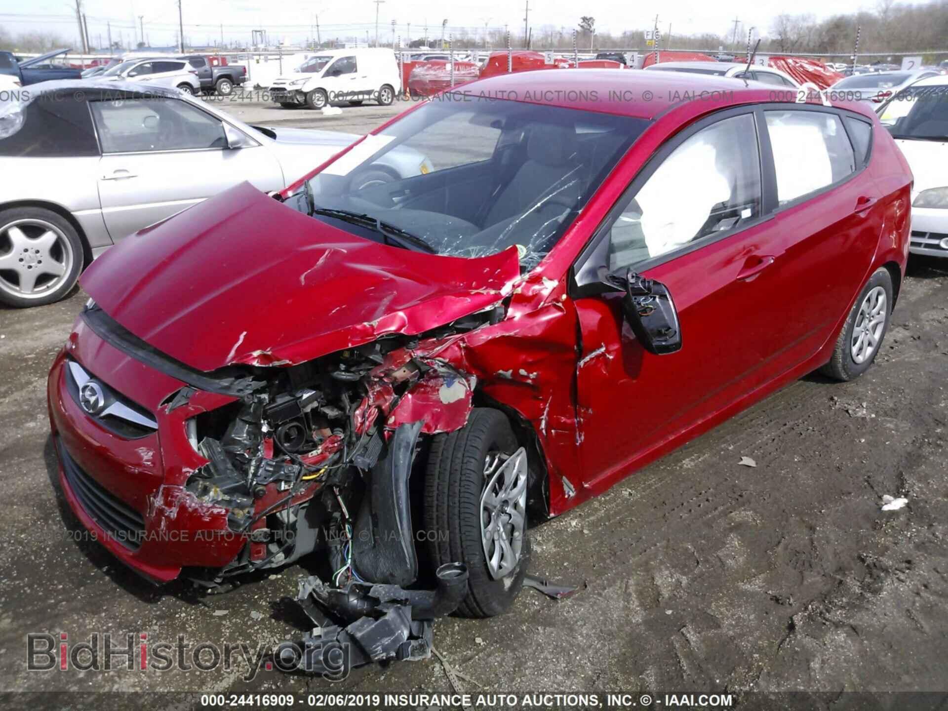 2014 HYUNDAI ACCENT - VIN: KMHCT5AE0EU160242 - Фото 2