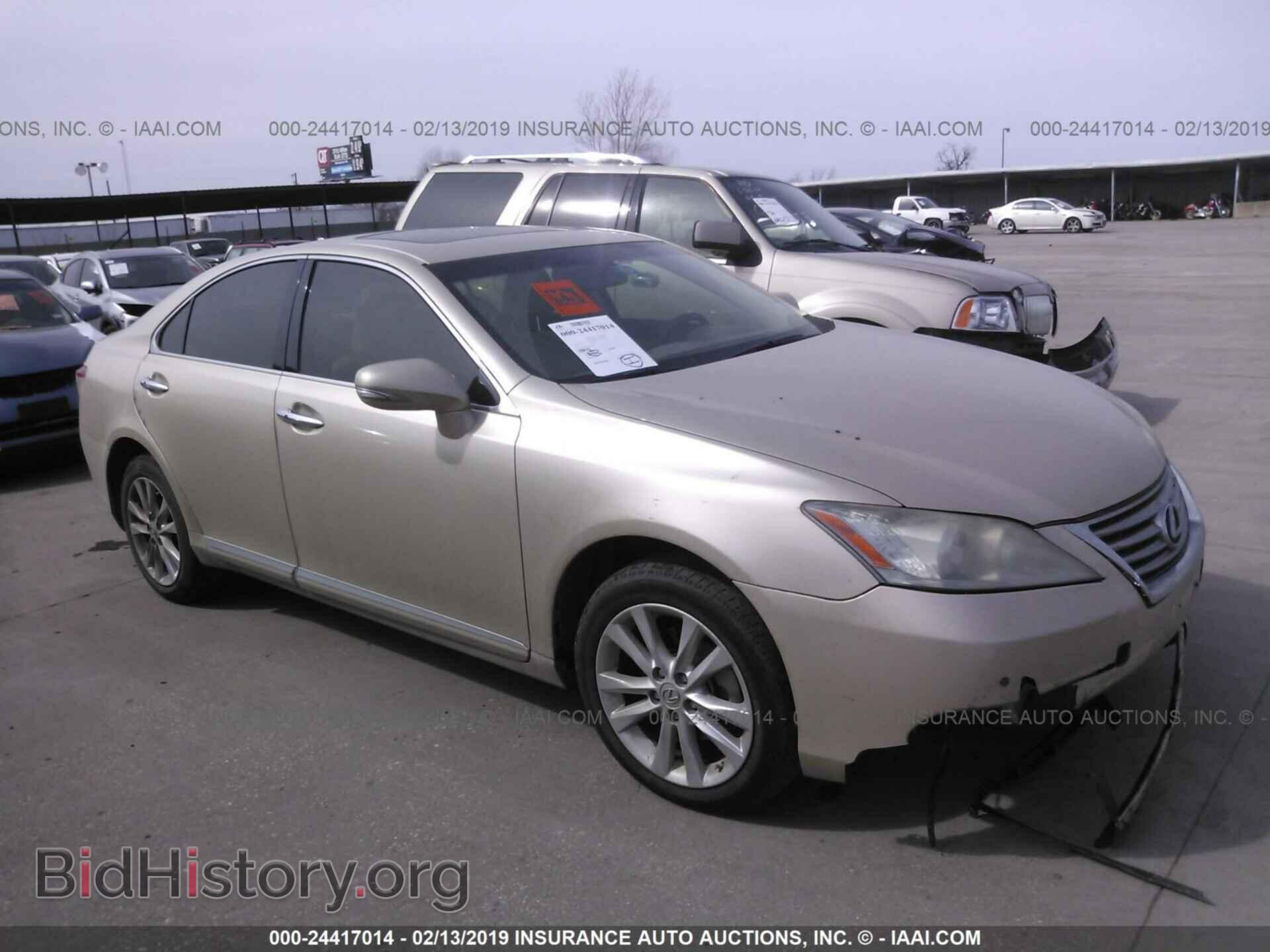 Photo JTHBK1EG4B2423877 - LEXUS ES 2011