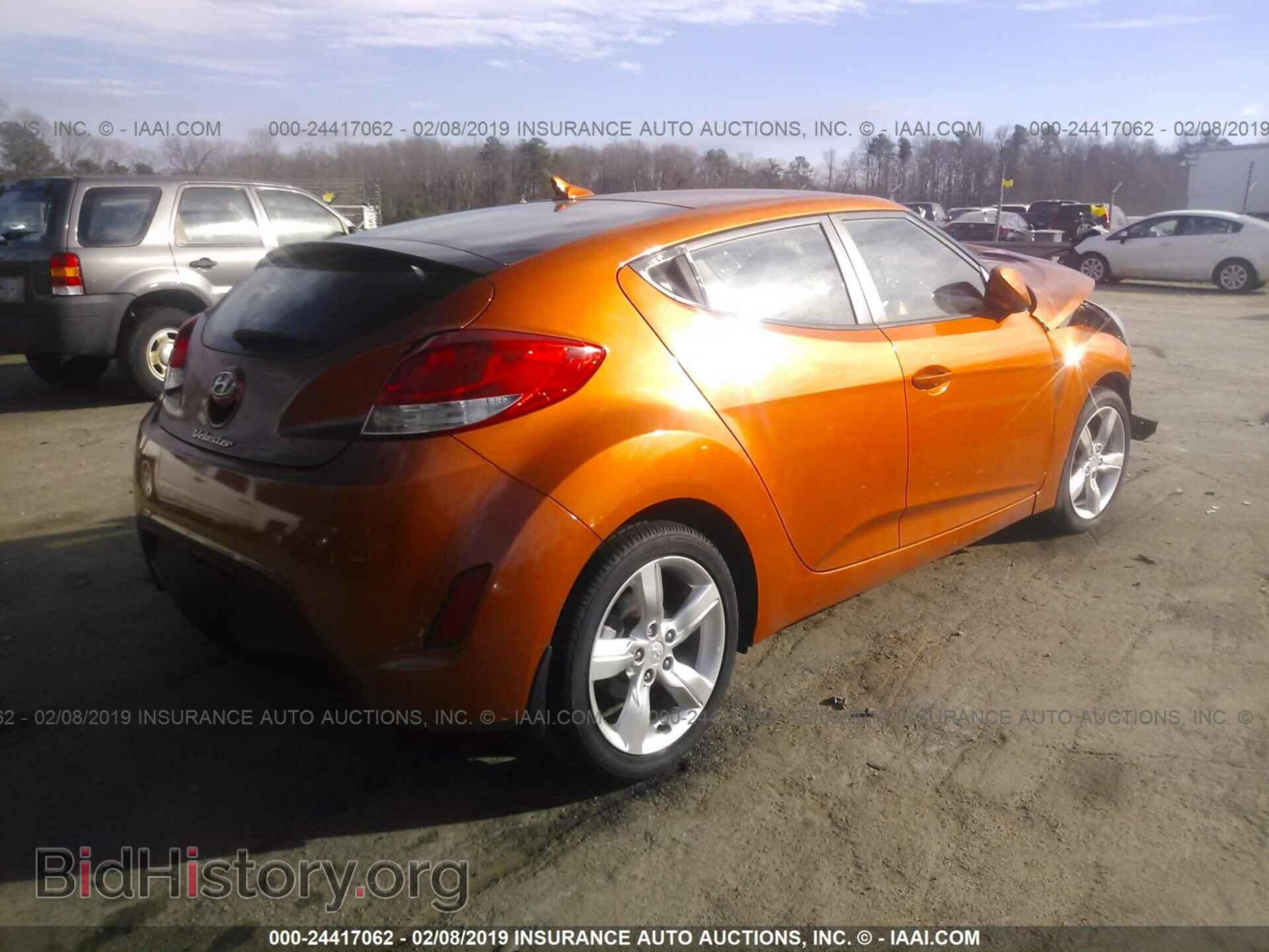 2012 HYUNDAI VELOSTER - VIN: KMHTC6AD7CU020845 - Фото 4