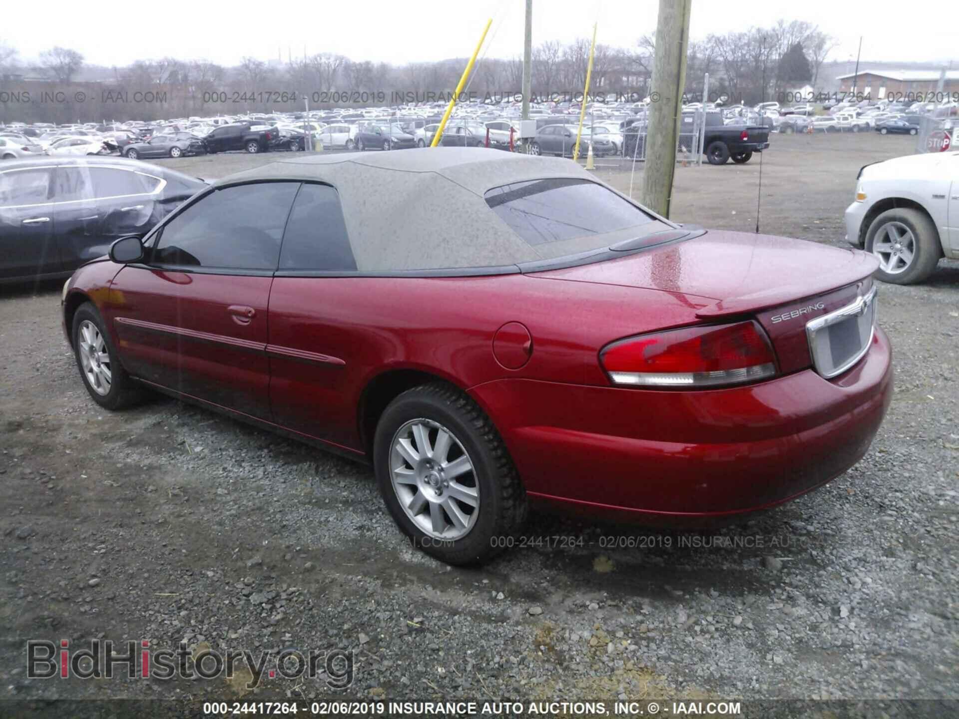 2004 CHRYSLER SEBRING - VIN: 1C3EL75R54N398137 - Фото 3
