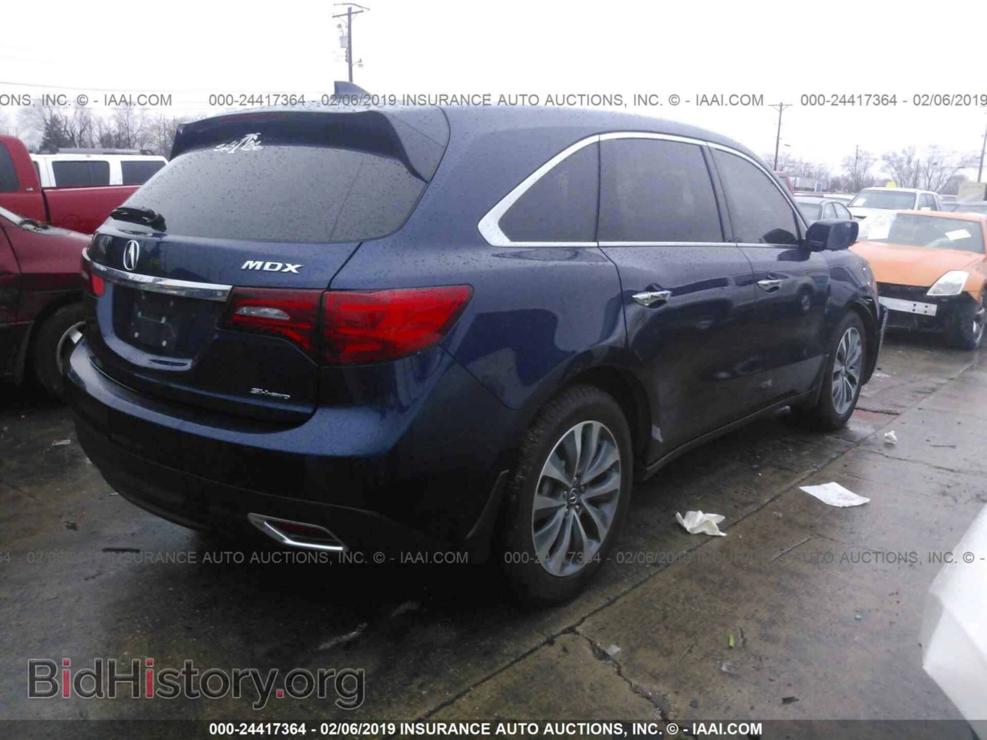2016 ACURA MDX - VIN: 5FRYD4H65GB021167 - Фото 4