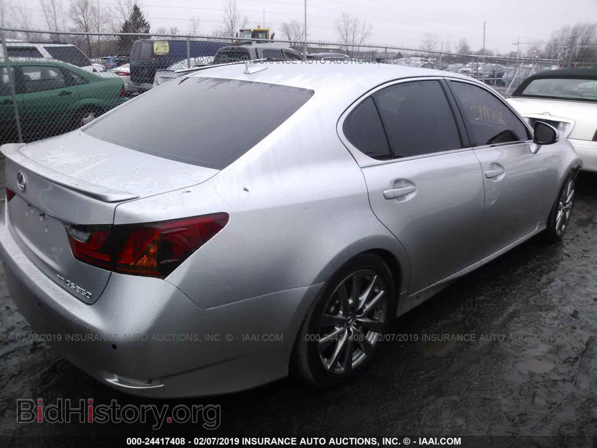 2013 LEXUS GS - VIN: JTHCE1BL6D5000751 - Photo 4