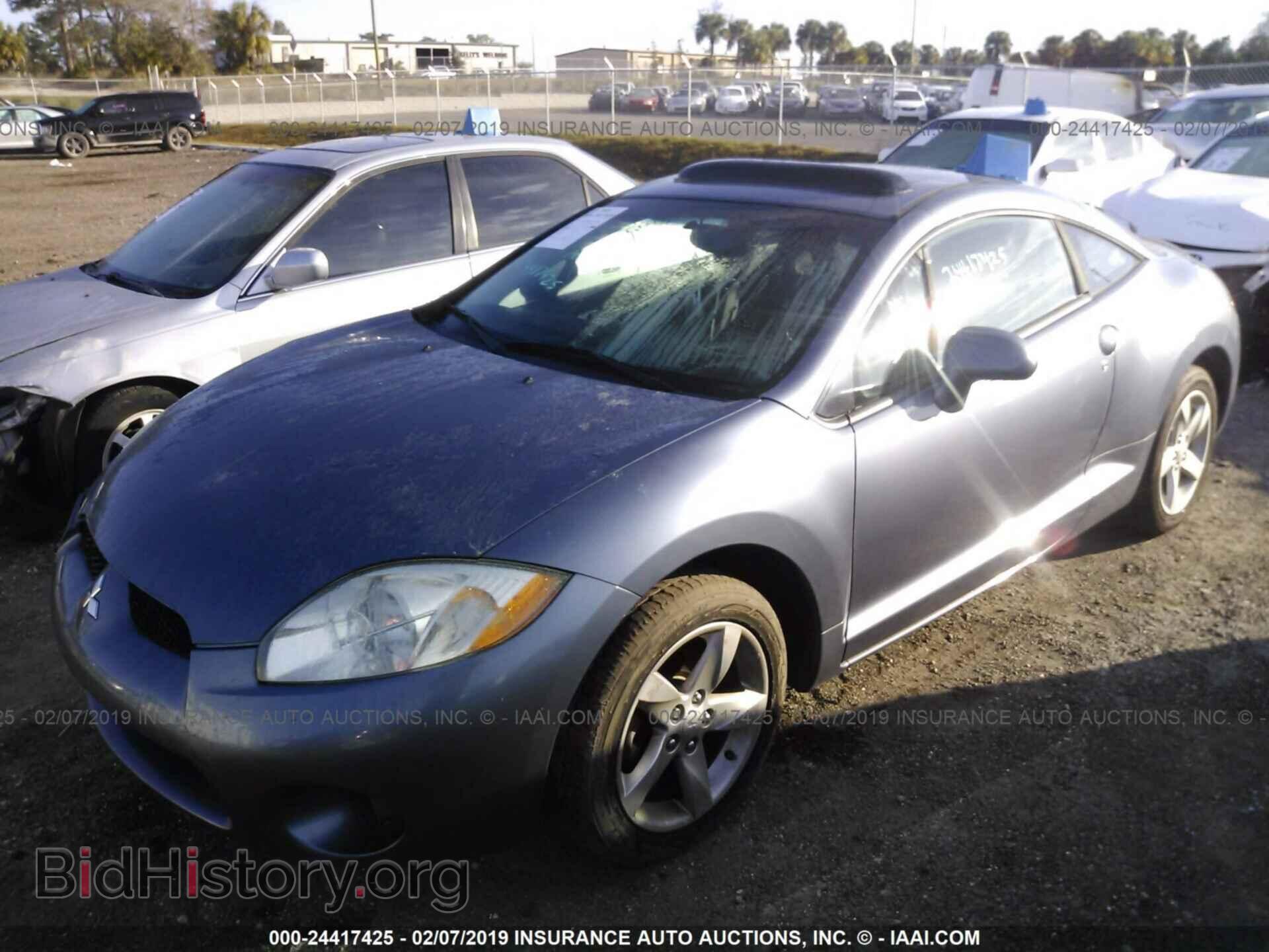 2008 MITSUBISHI ECLIPSE - VIN: 4A3AK24F68E005322 - Фото 2