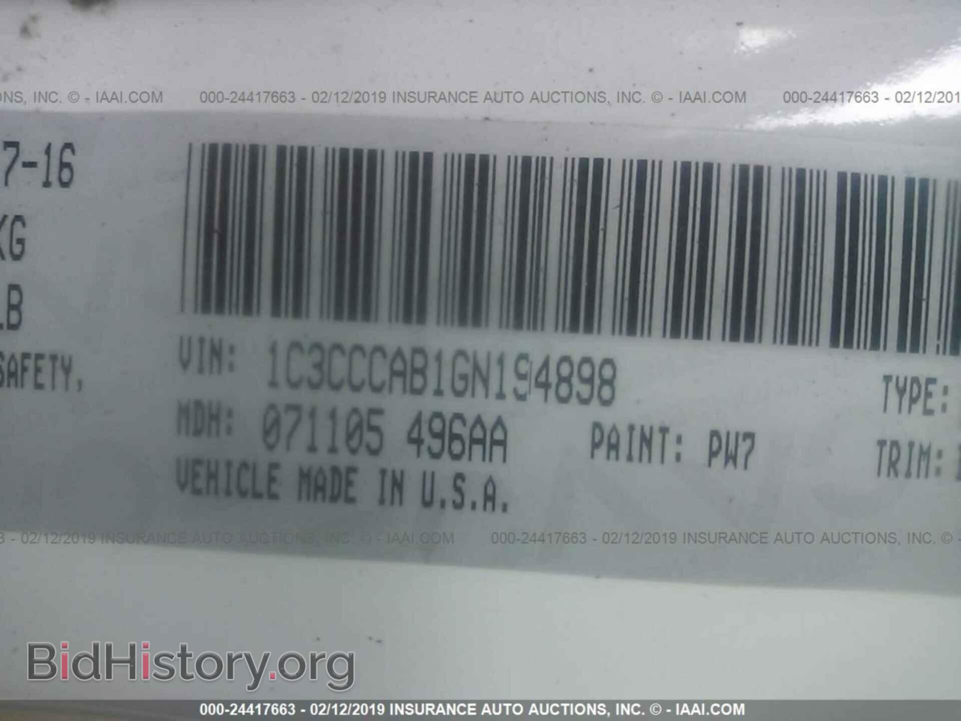2016 CHRYSLER 200 - VIN: 1C3CCCAB1GN194898 - Photo 9