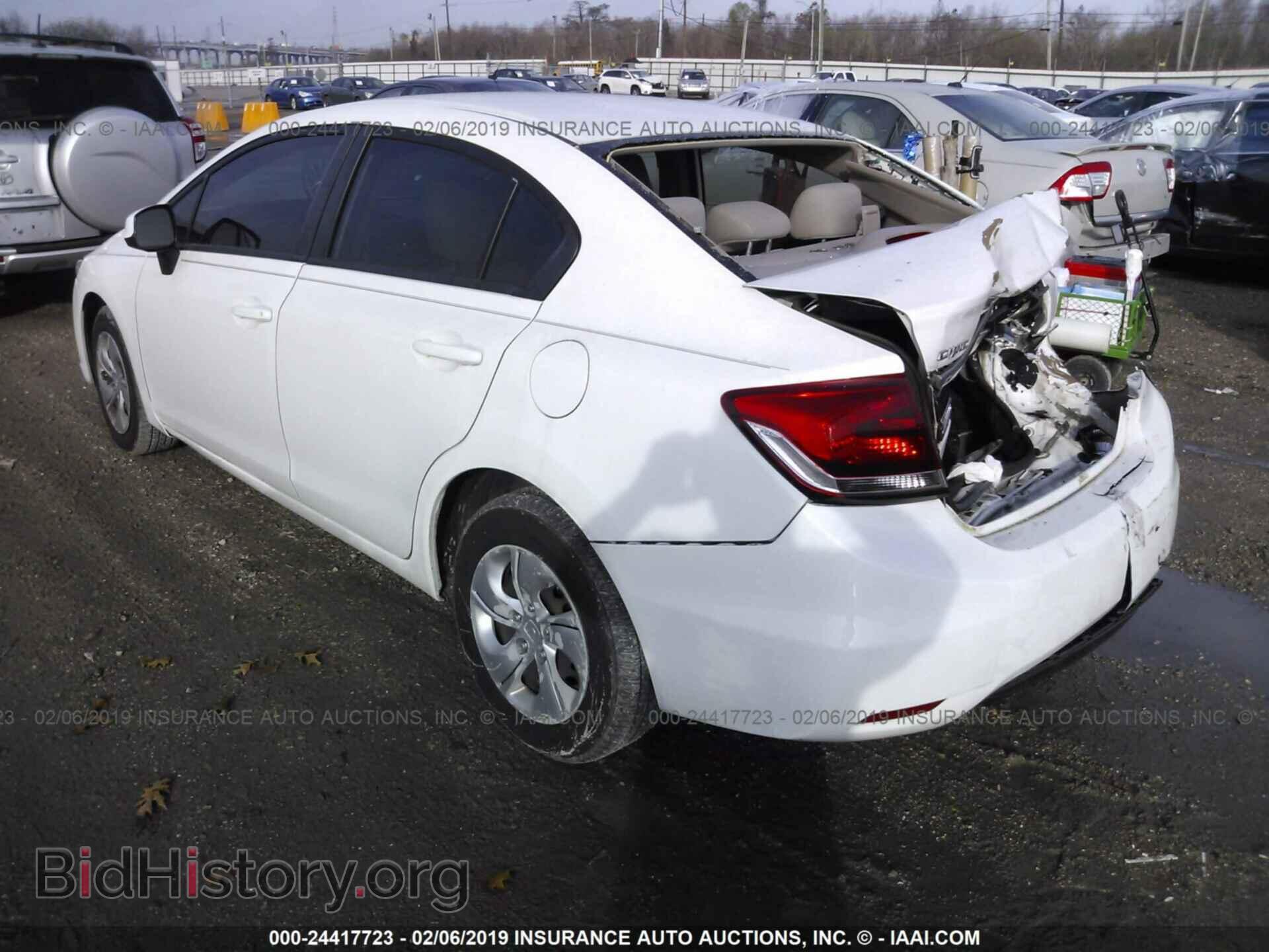 2013 HONDA CIVIC - VIN: 2HGFB2F54DH561596 - Фото 3
