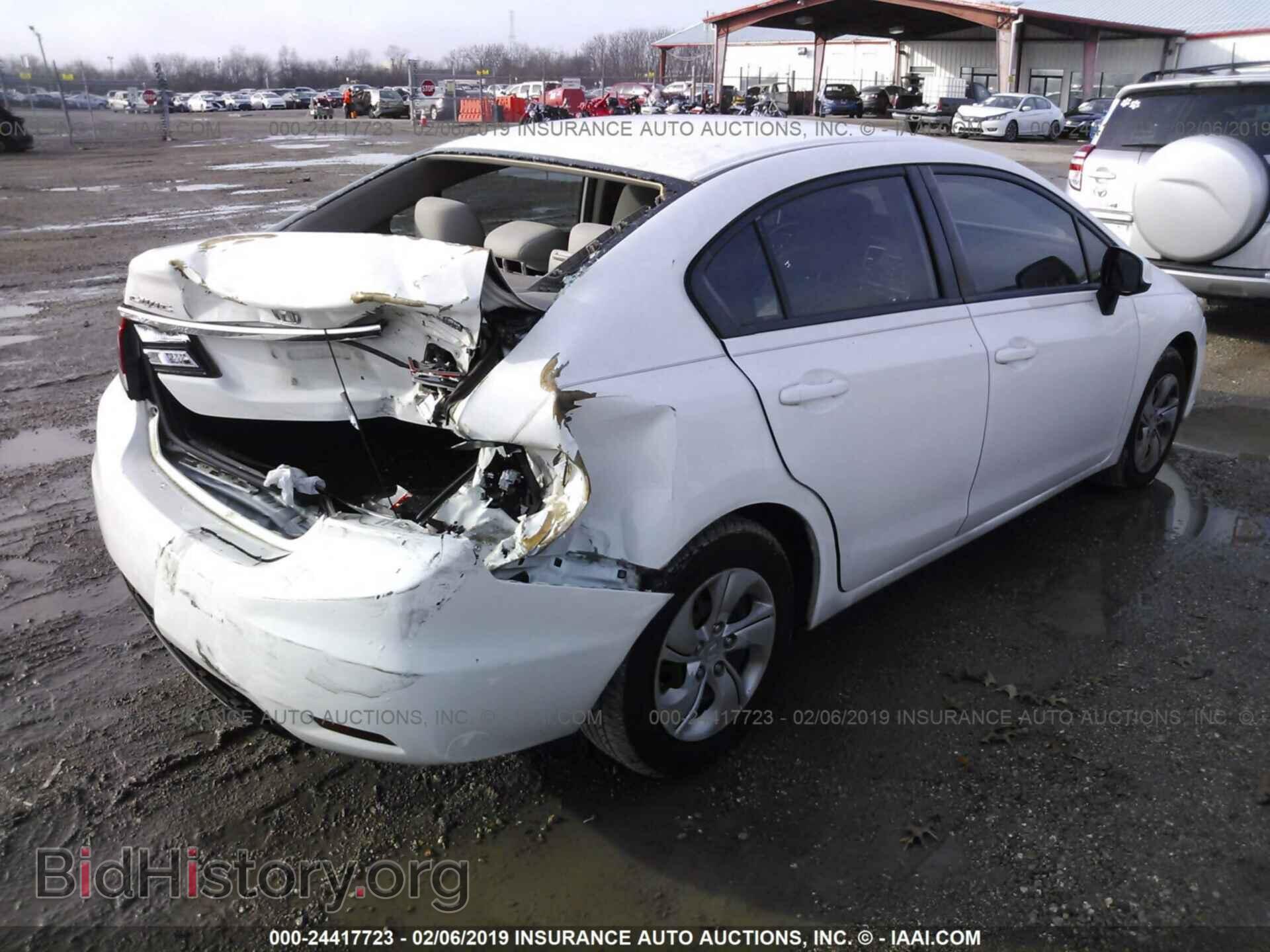 2013 HONDA CIVIC - VIN: 2HGFB2F54DH561596 - Фото 4
