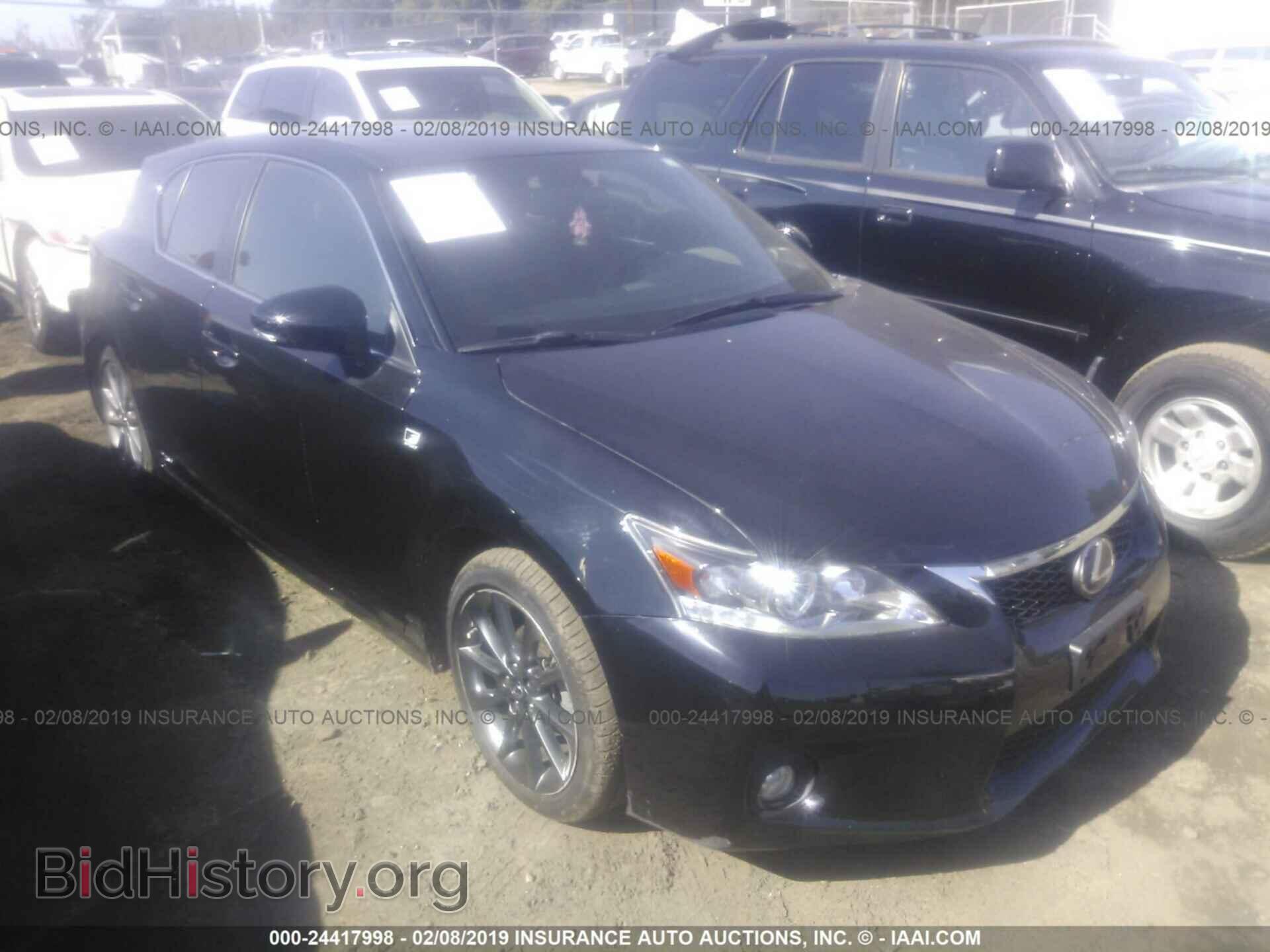 Photo JTHKD5BH0D2135226 - LEXUS CT 2013