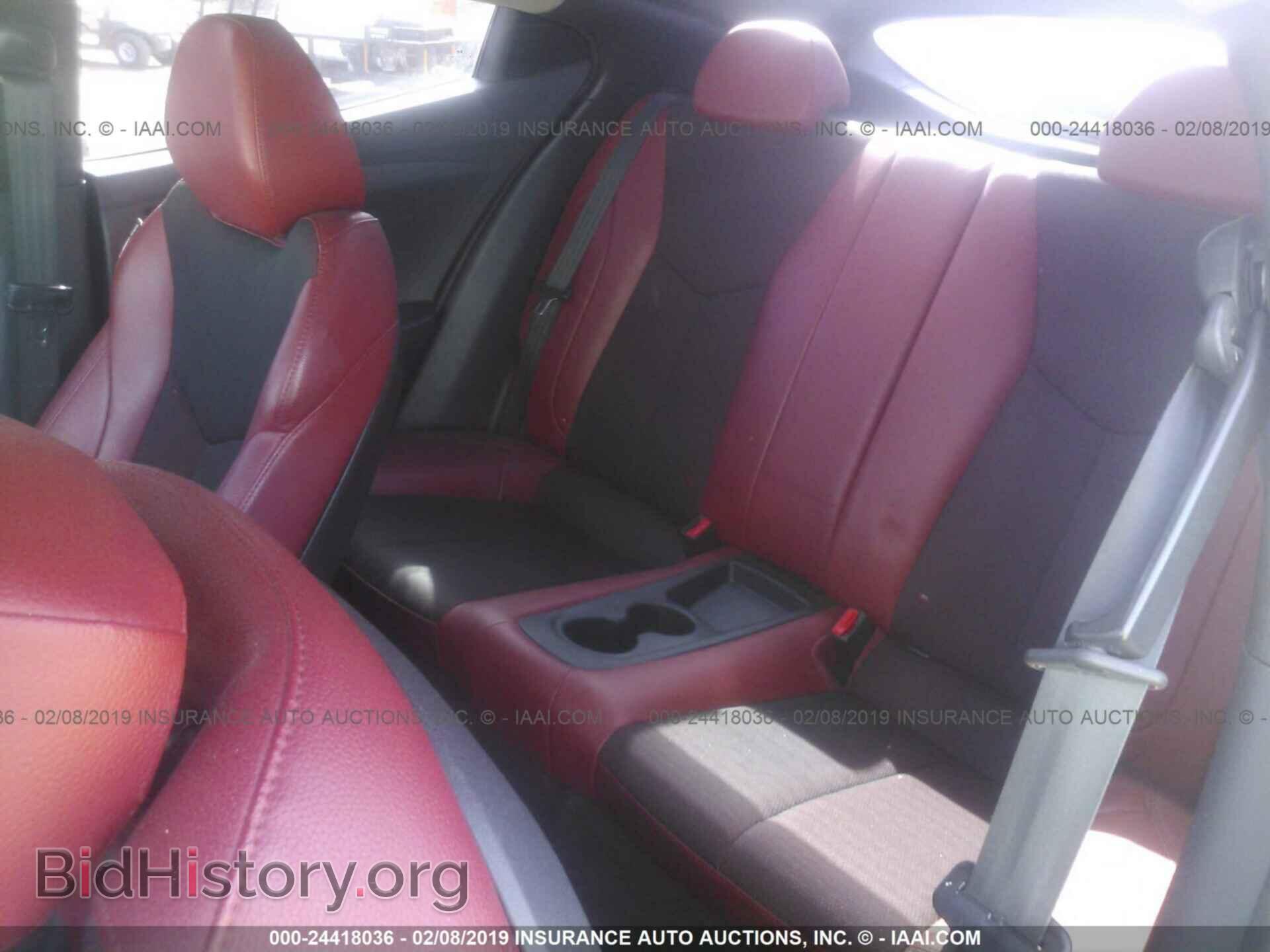 2012 HYUNDAI VELOSTER - VIN: KMHTC6AD5CU075990 - Фото 8