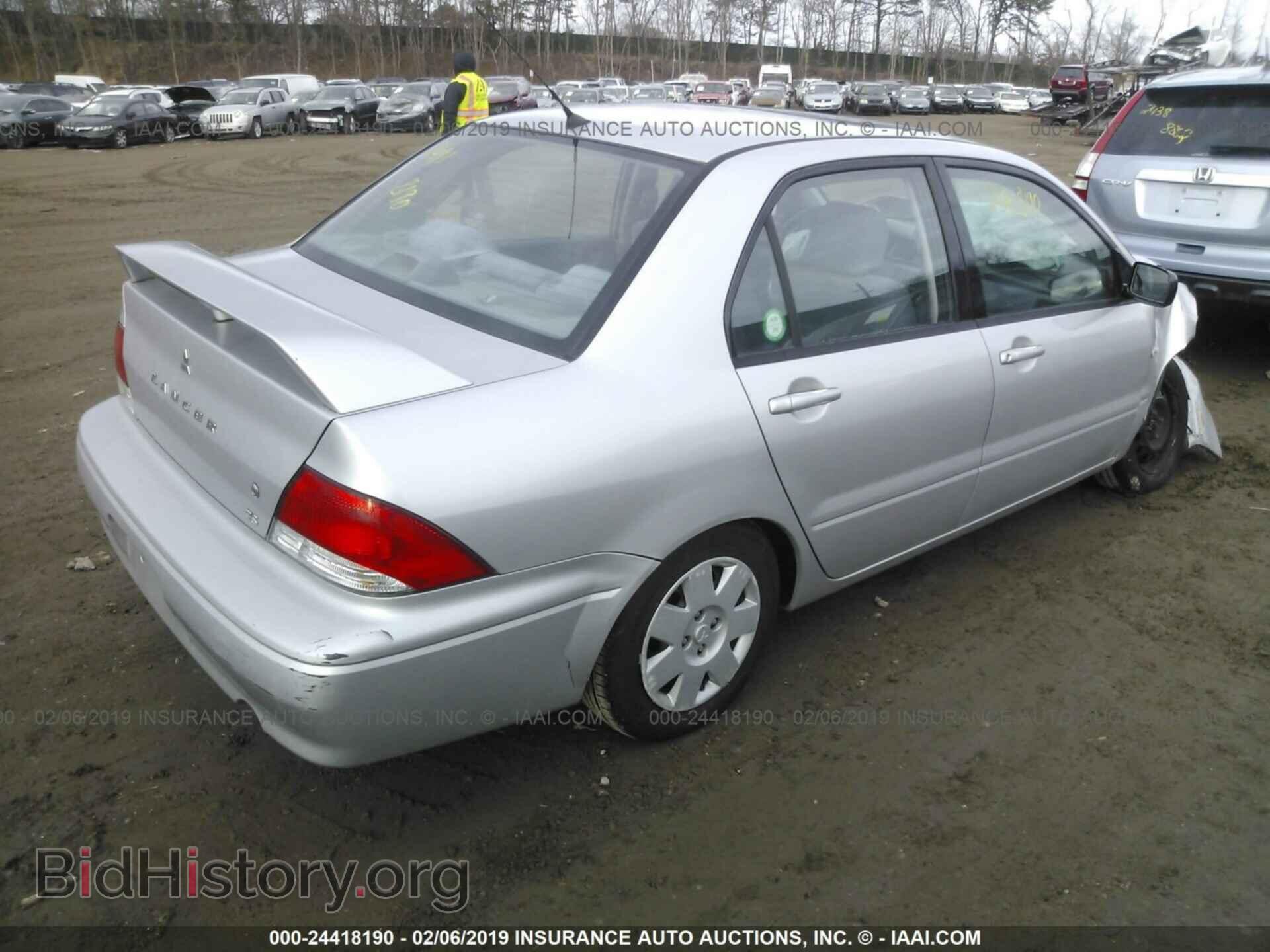 2003 MITSUBISHI LANCER - VIN: JA3AJ26E93U004379 - Фото 4