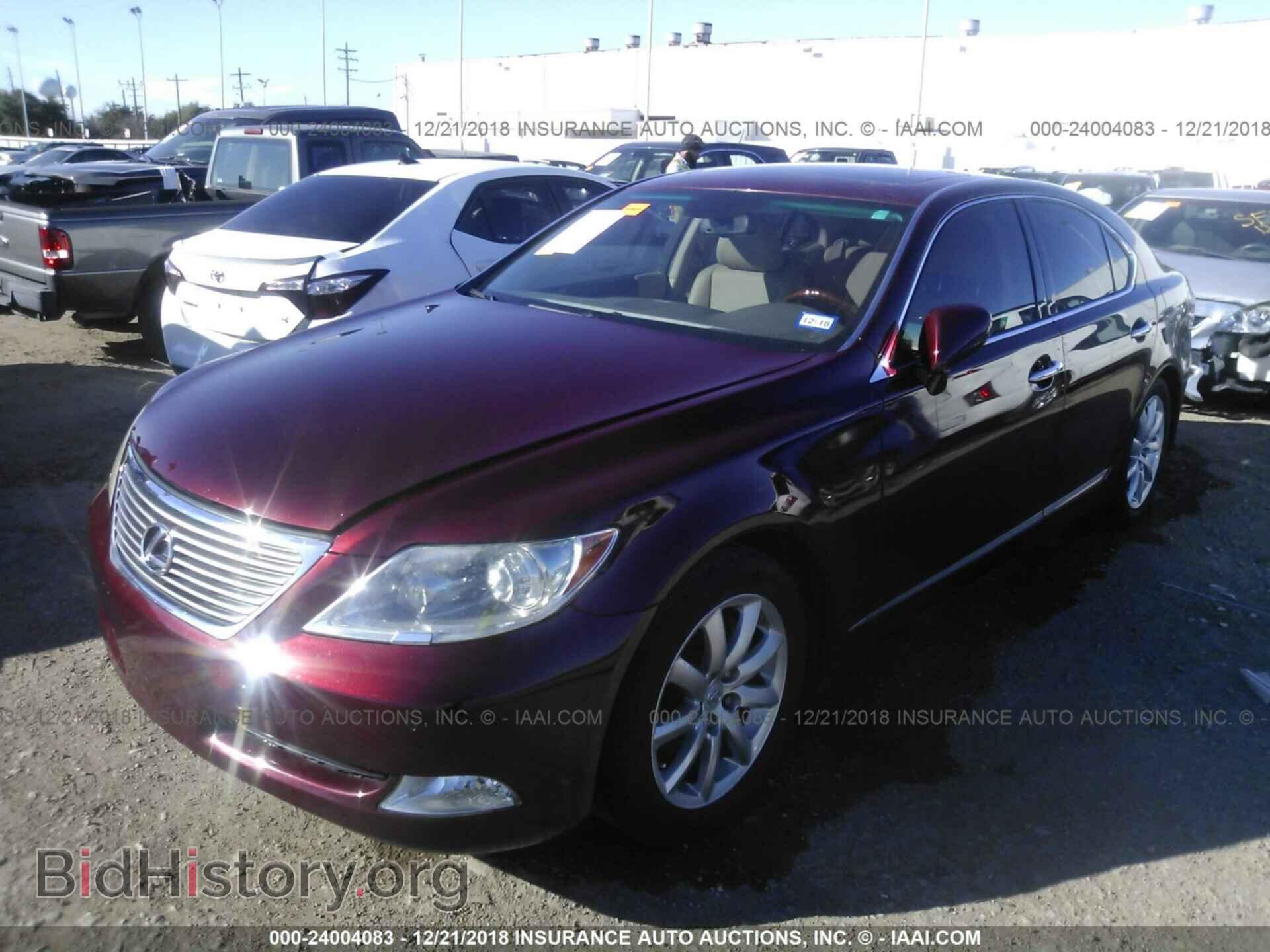 2007 LEXUS LS - VIN: JTHBL46F875009740 - Photo 2