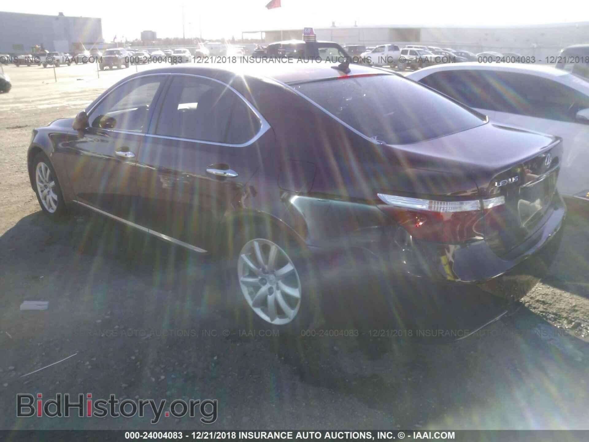 2007 LEXUS LS - VIN: JTHBL46F875009740 - Photo 3