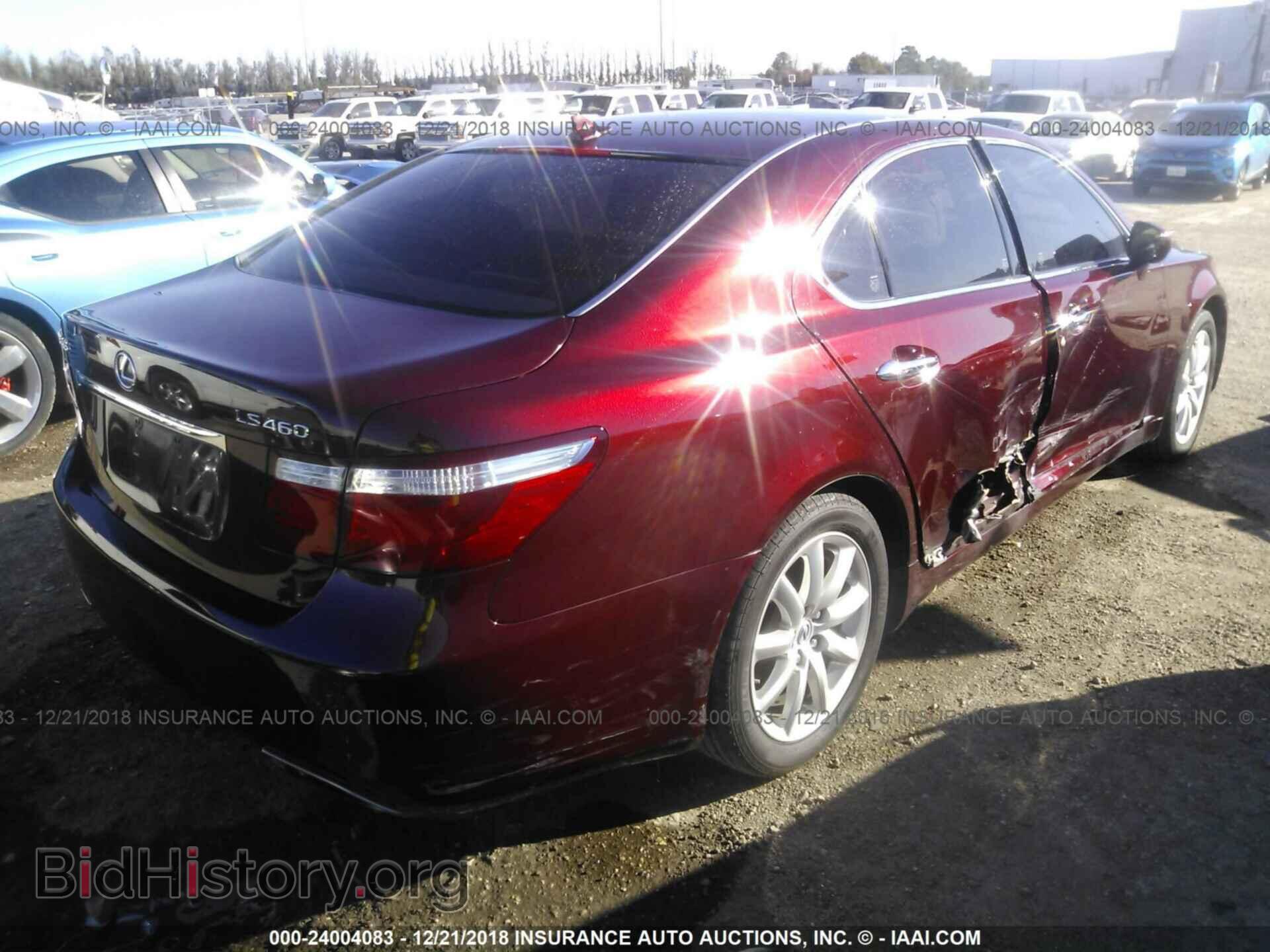 2007 LEXUS LS - VIN: JTHBL46F875009740 - Photo 4