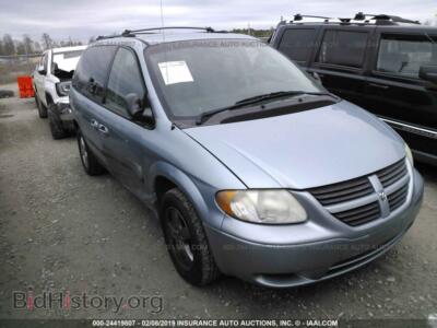 2005 Dodge CARAVAN, blue — VIN 1D8GP45R55B383634, IAAI