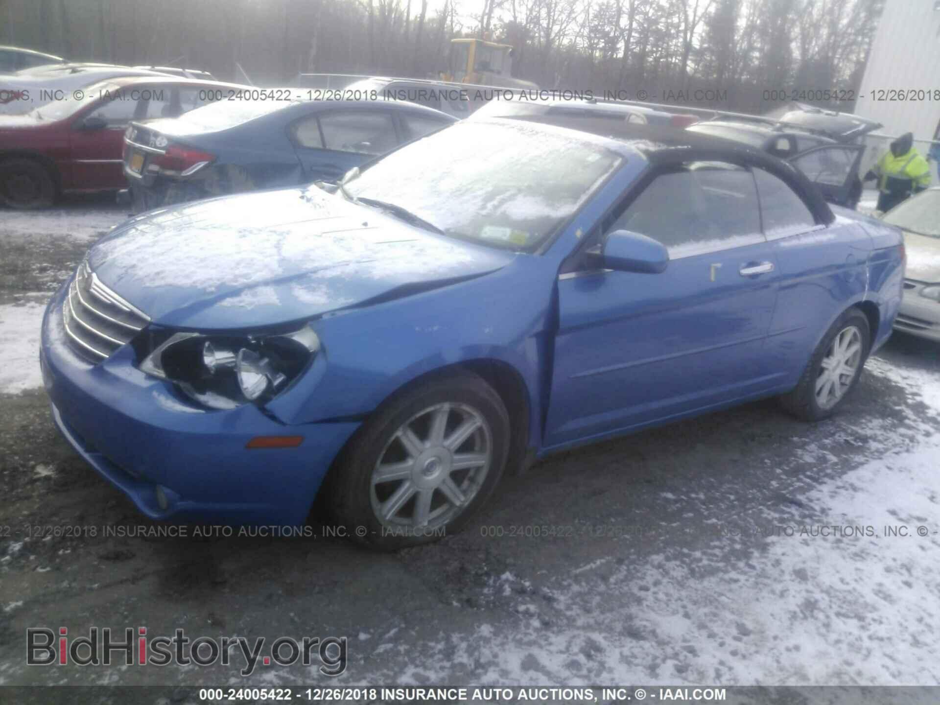 2008 CHRYSLER SEBRING - VIN: 1C3LC65M68N243592 - Фото 2