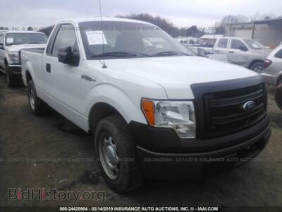 2013 Ford F150, white — VIN 1FTMF1CM8DFC13446, IAAI