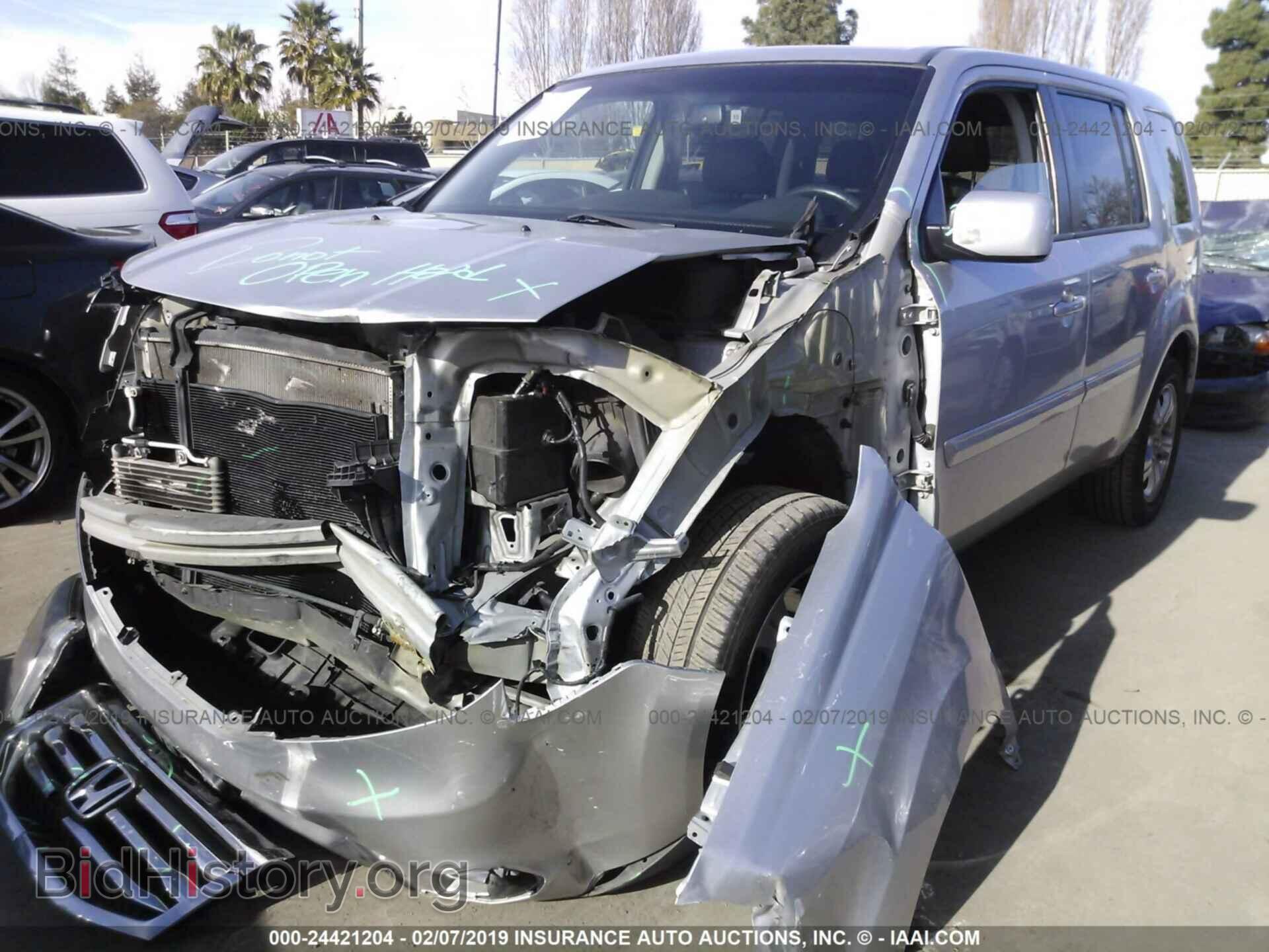 2012 HONDA PILOT - VIN: 5FNYF4H62CB041012 - Фото 2