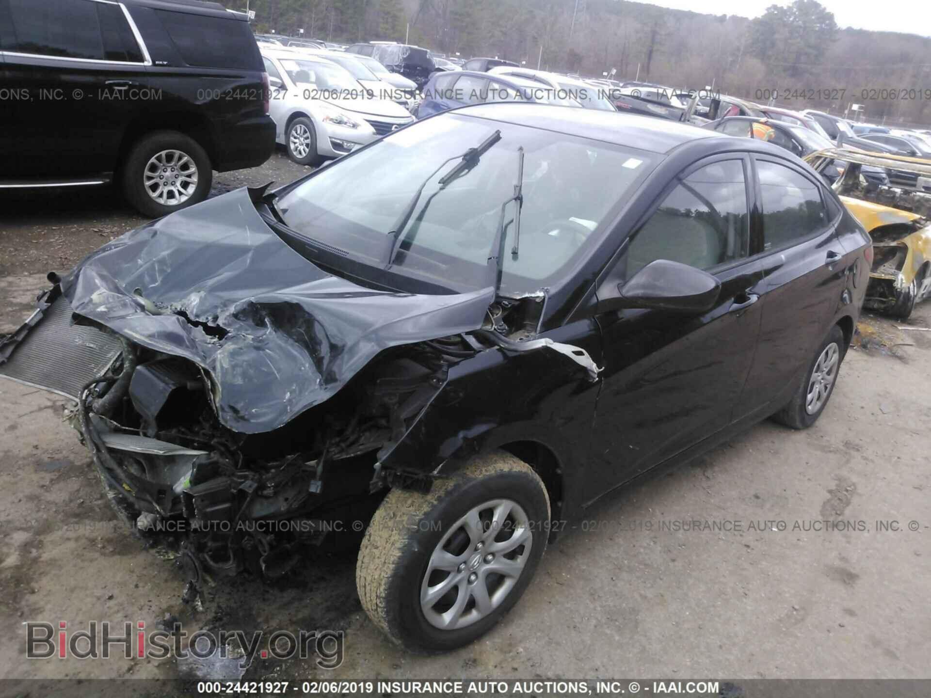 2012 HYUNDAI ACCENT - VIN: KMHCT4AEXCU205923 - Фото 2
