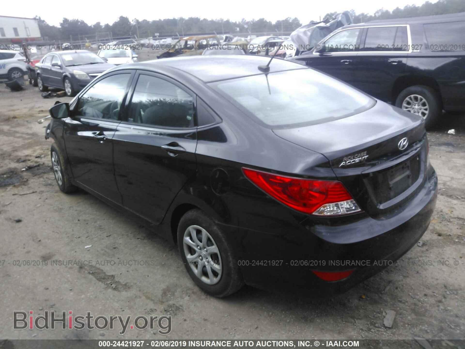 2012 HYUNDAI ACCENT - VIN: KMHCT4AEXCU205923 - Фото 3