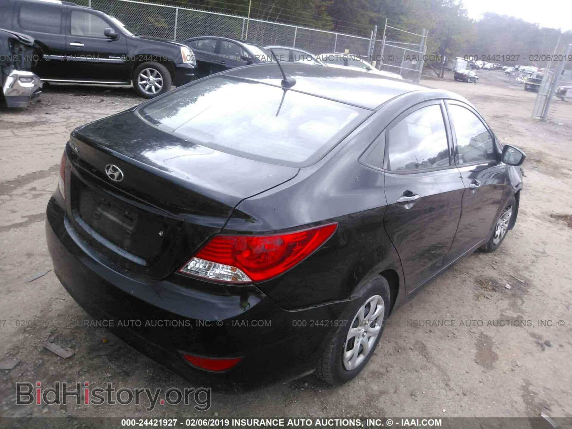 2012 HYUNDAI ACCENT - VIN: KMHCT4AEXCU205923 - Фото 4