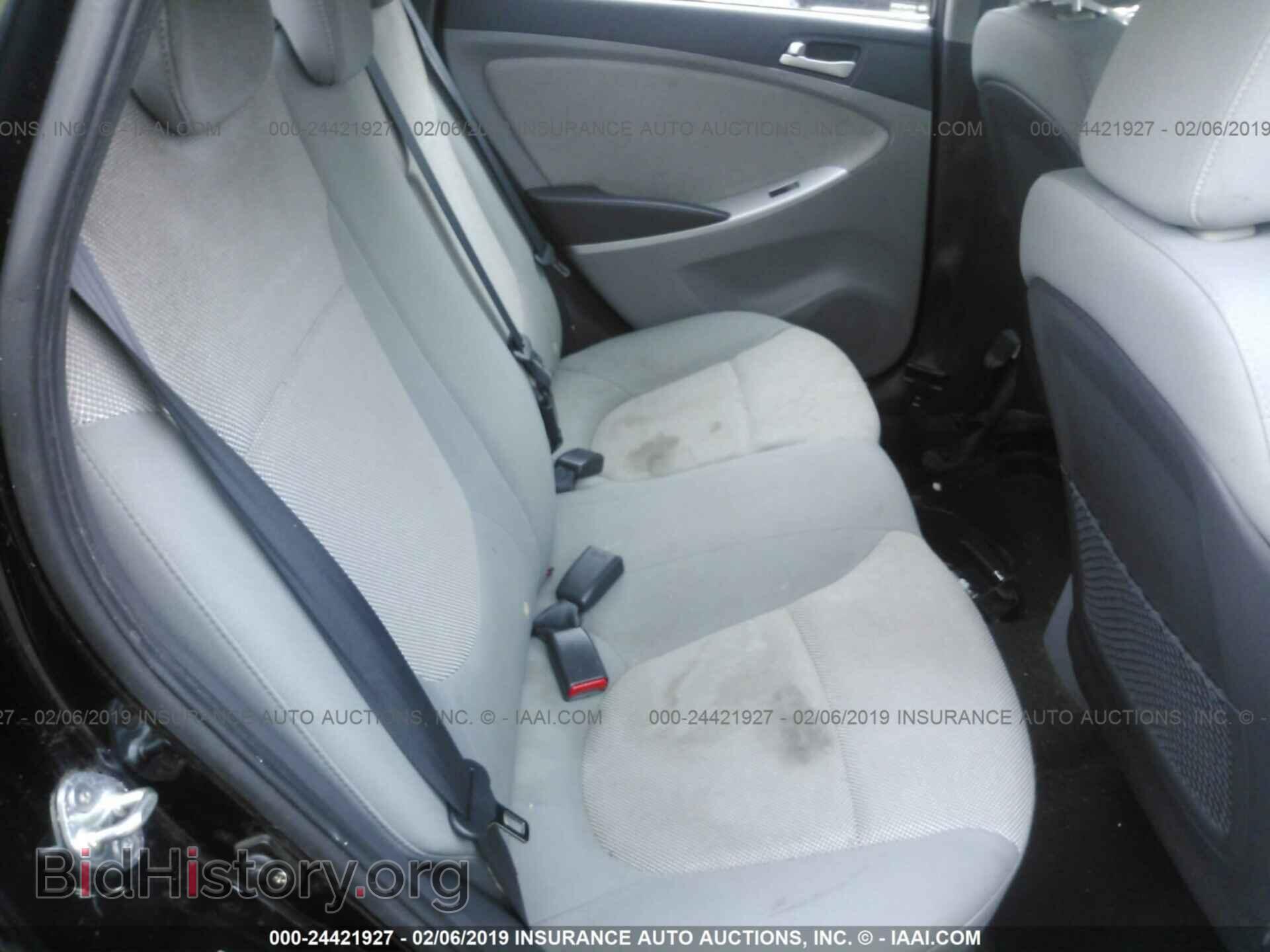 2012 HYUNDAI ACCENT - VIN: KMHCT4AEXCU205923 - Фото 8