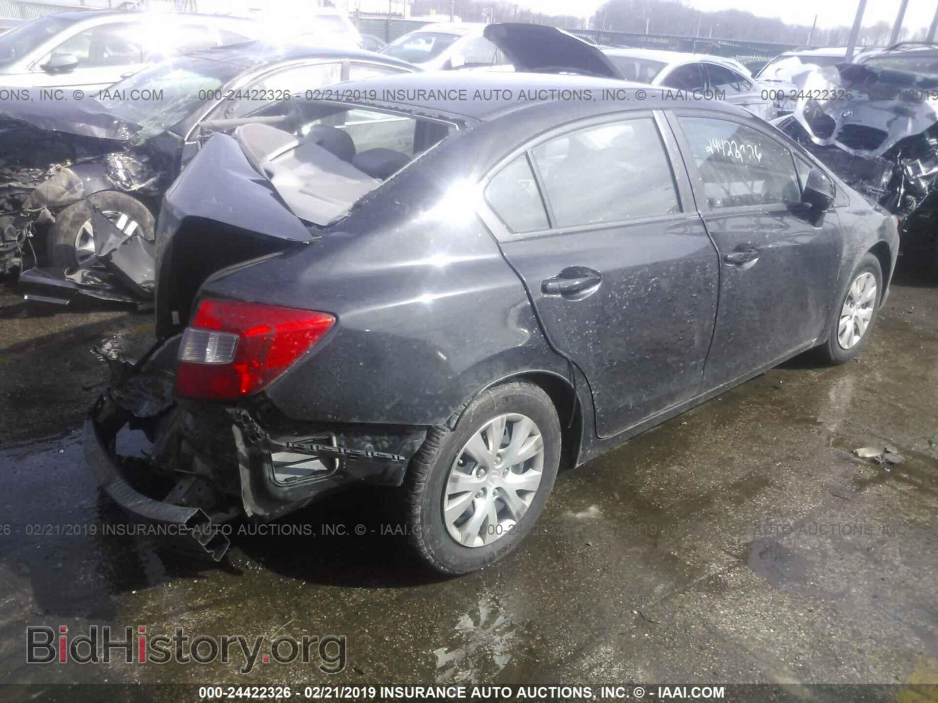2012 HONDA CIVIC - VIN: 19XFB2F54CE379759 - Фото 4