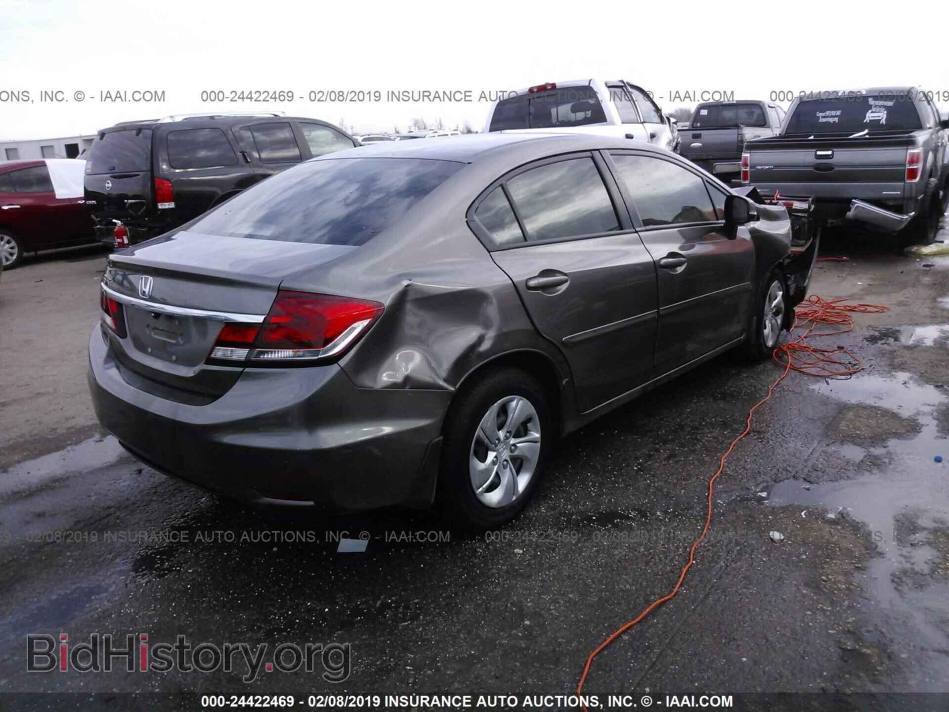 2013 HONDA CIVIC - VIN: 2HGFB2F55DH576513 - Фото 4