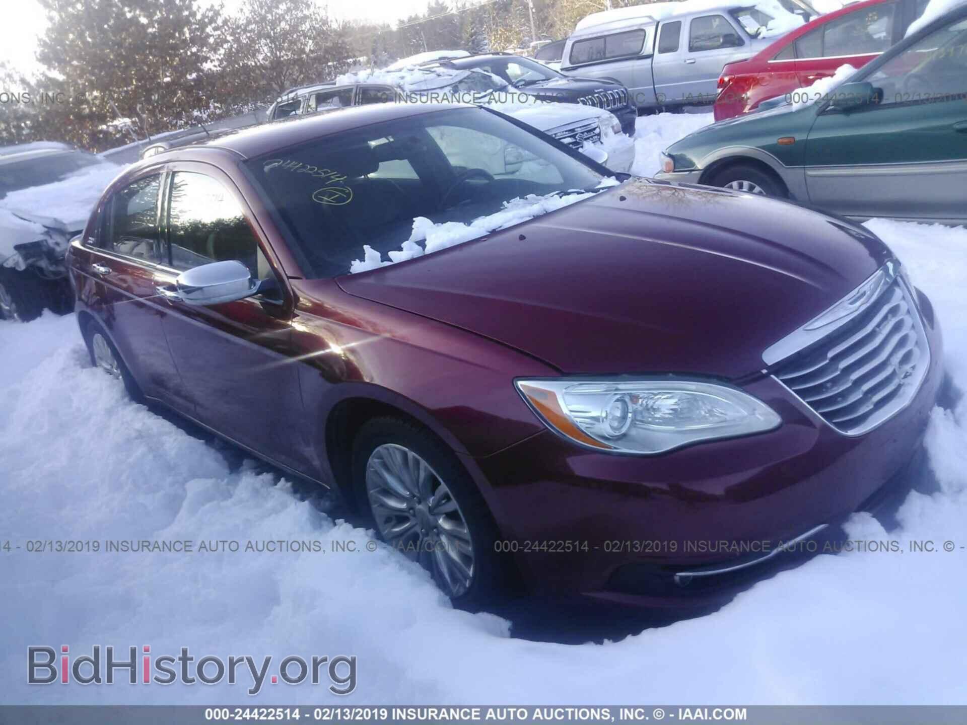 Фотография 1C3CCBCB6CN263182 - CHRYSLER 200 2012