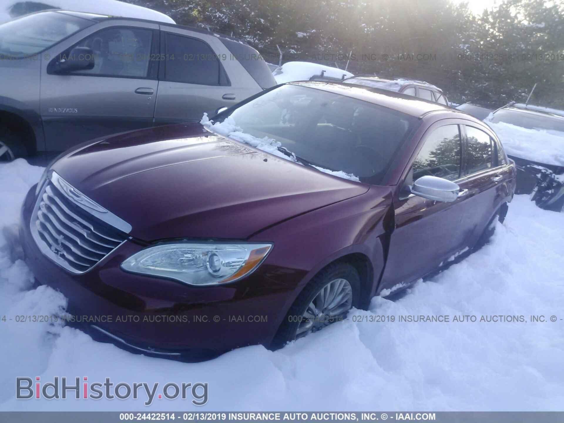 2012 CHRYSLER 200 - VIN: 1C3CCBCB6CN263182 - Фото 2