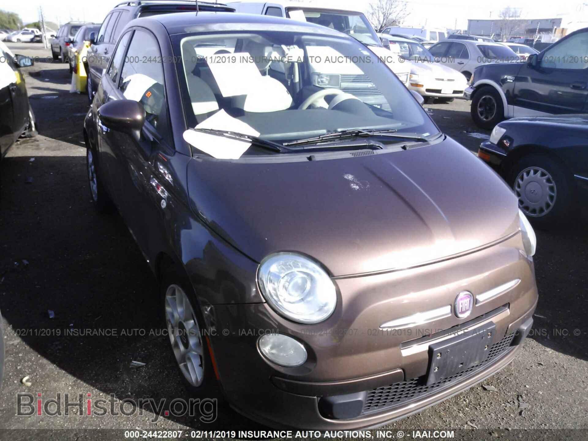 Photo 3C3CFFAR1CT340295 - FIAT 500 2012