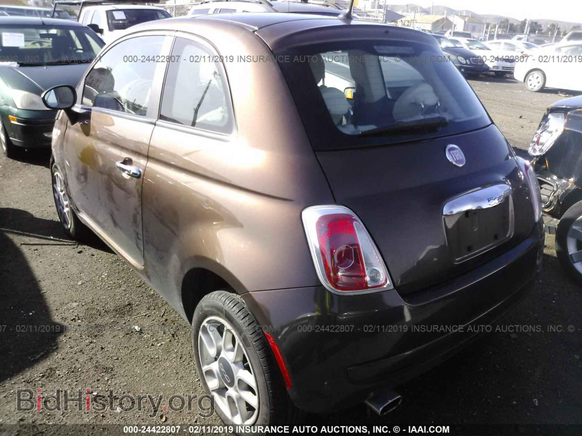 2012 FIAT 500 - VIN: 3C3CFFAR1CT340295 - Фото 3